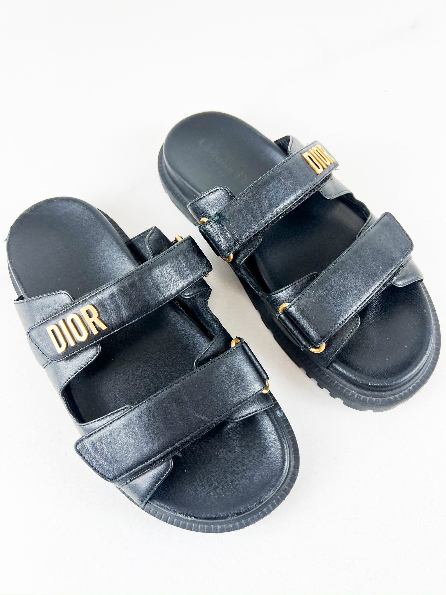 Christian Dior Dioract Slide in Black Size 38.5