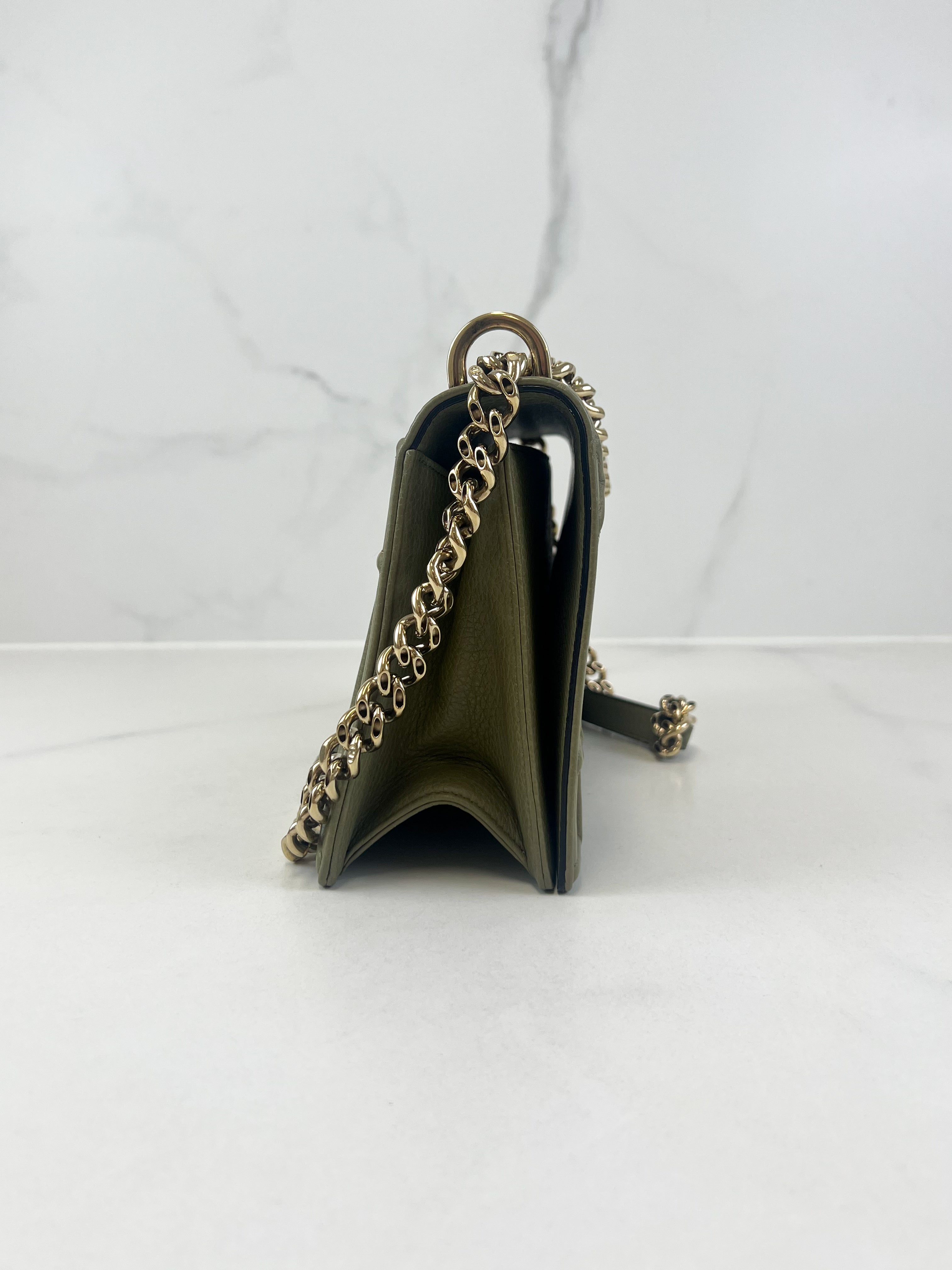 Christian Dior Medium Khaki Diorama