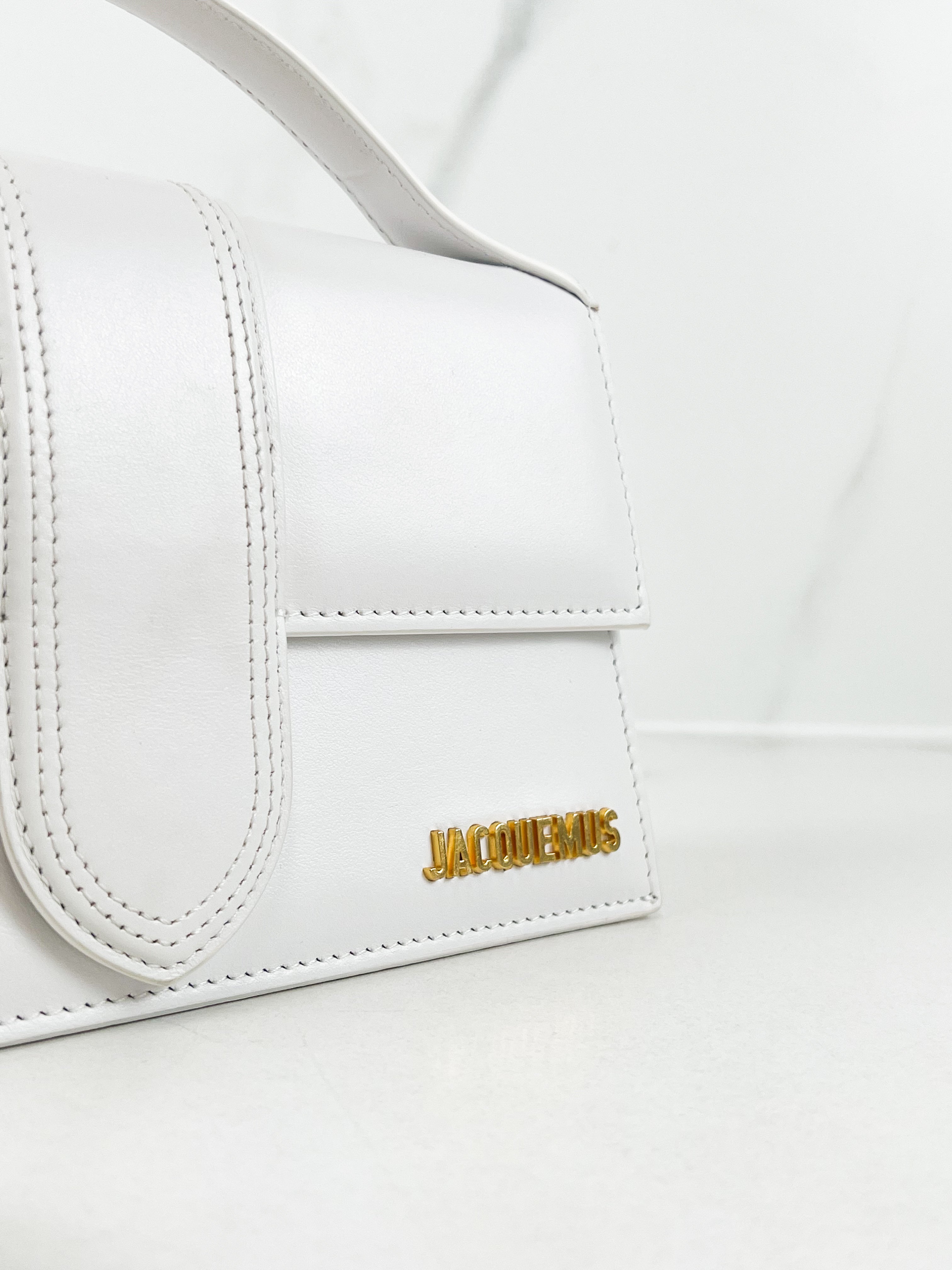 Jacquemus White Le Grand Bambino Tote Bag