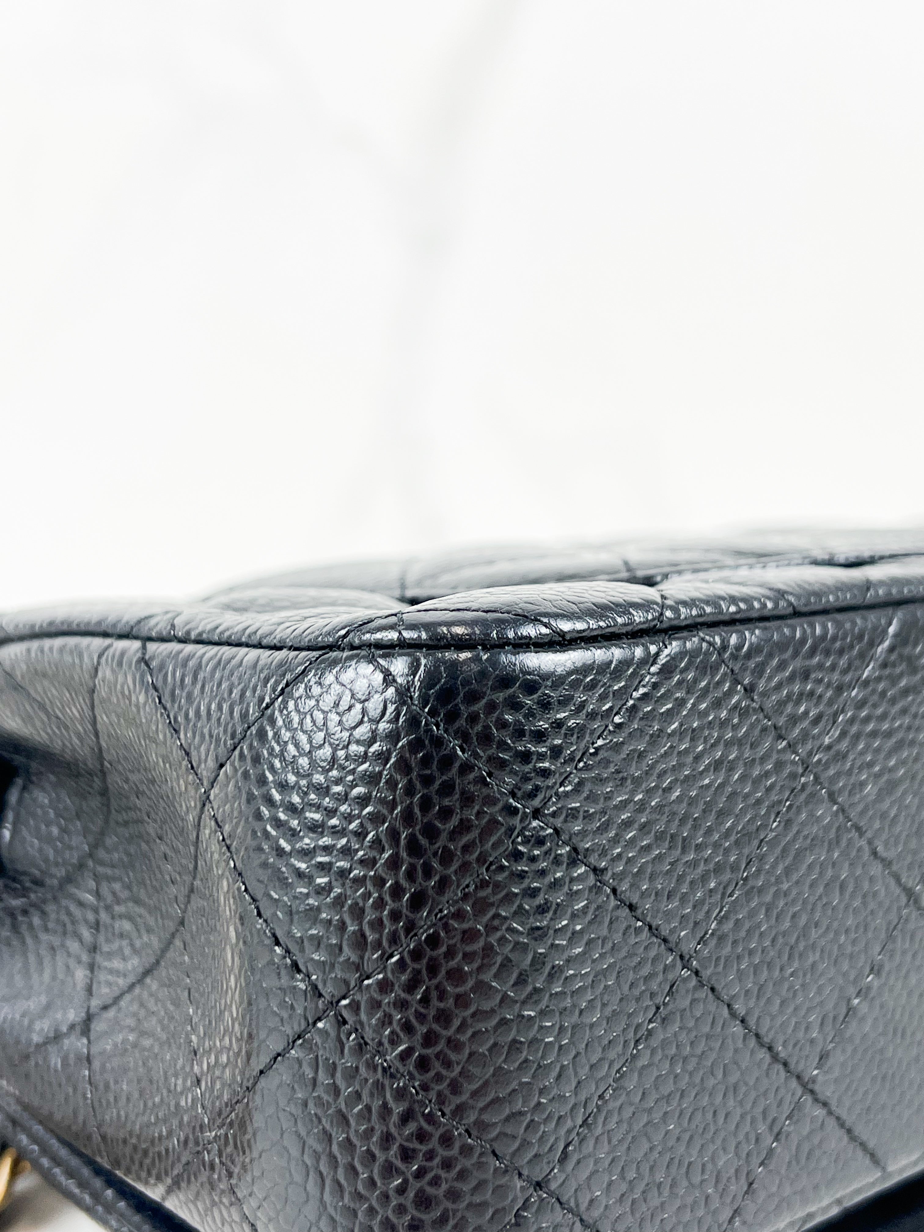 Chanel Rectangular Mini Flap Caviar Shoulder Bag GHW