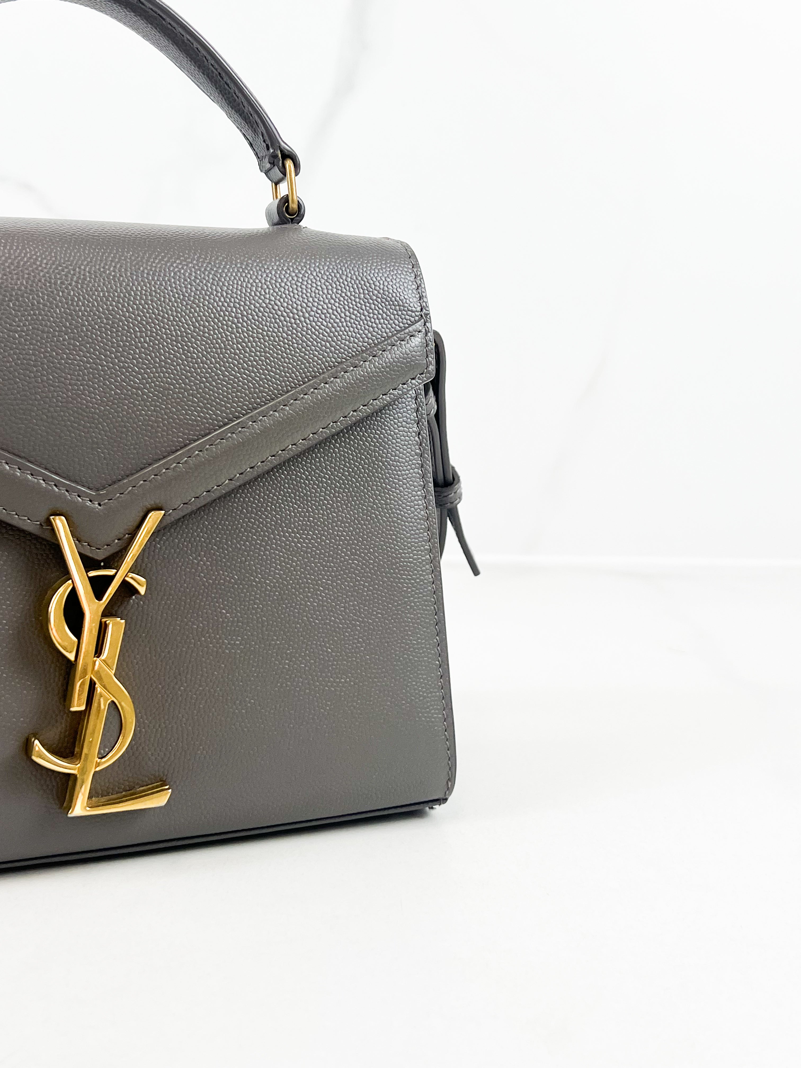 Saint Laurent Cassandra Mini Top Handle GHW