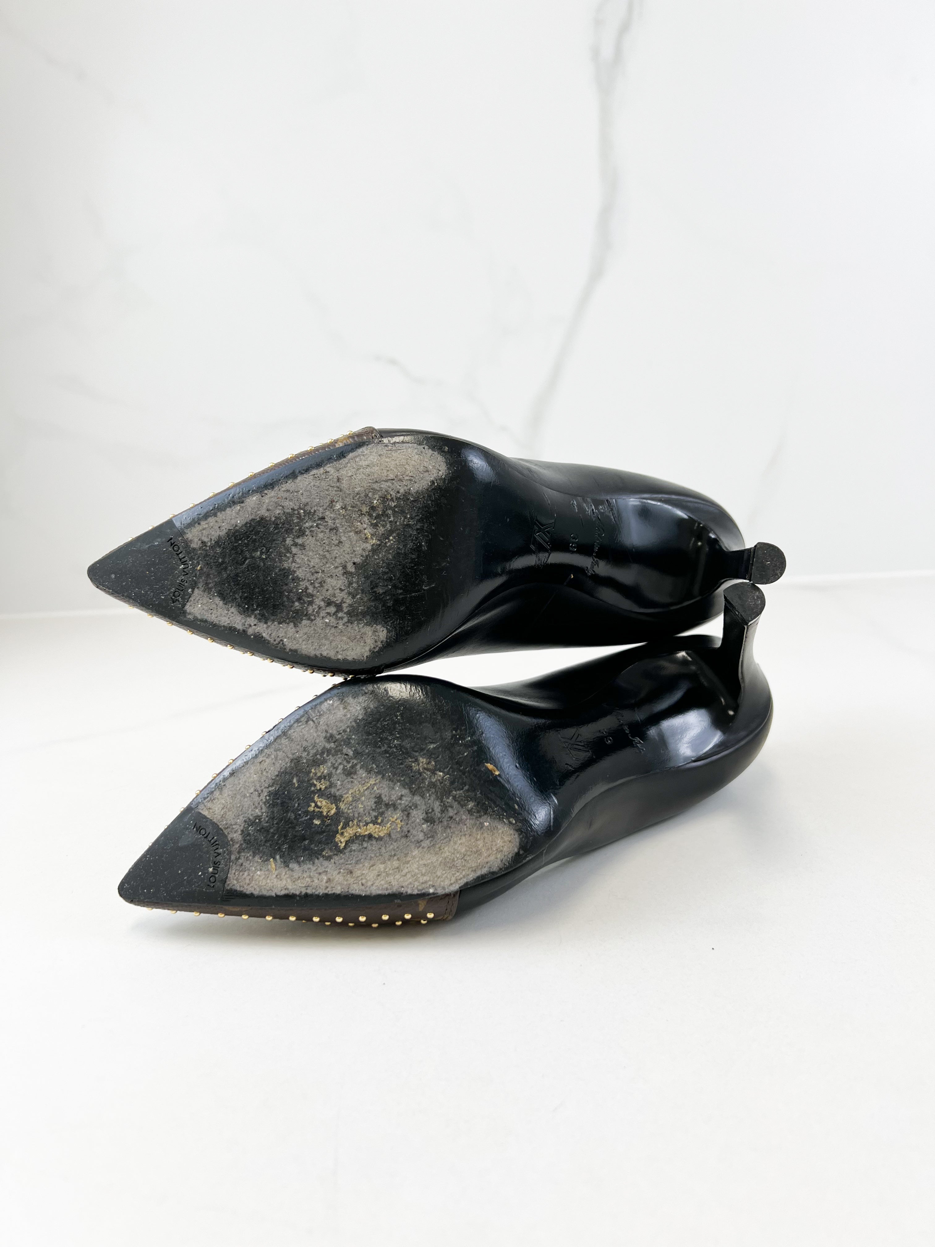 Louis Vuitton Monogram Chérie Pump Size 39