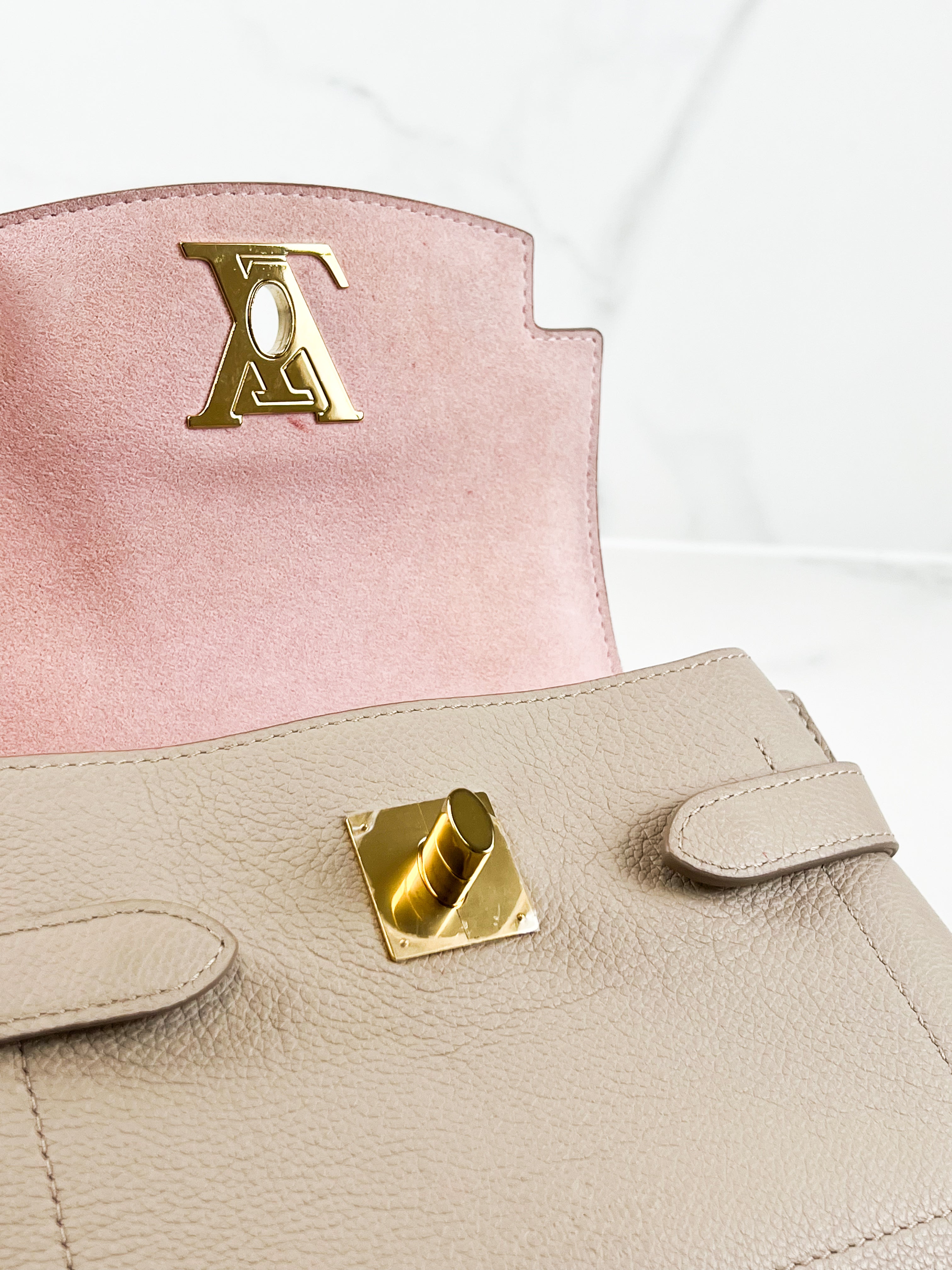 Louis Vuitton LockMe Ever Mini Greige