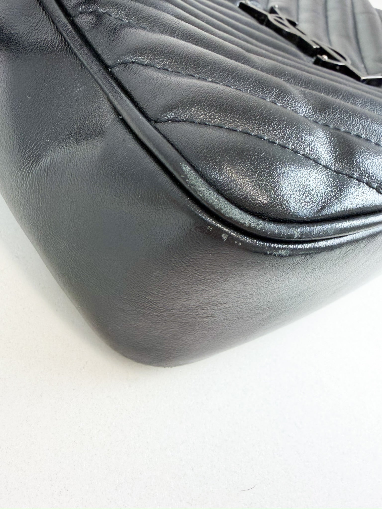 Saint Laurent Black Lou Camera Bag
