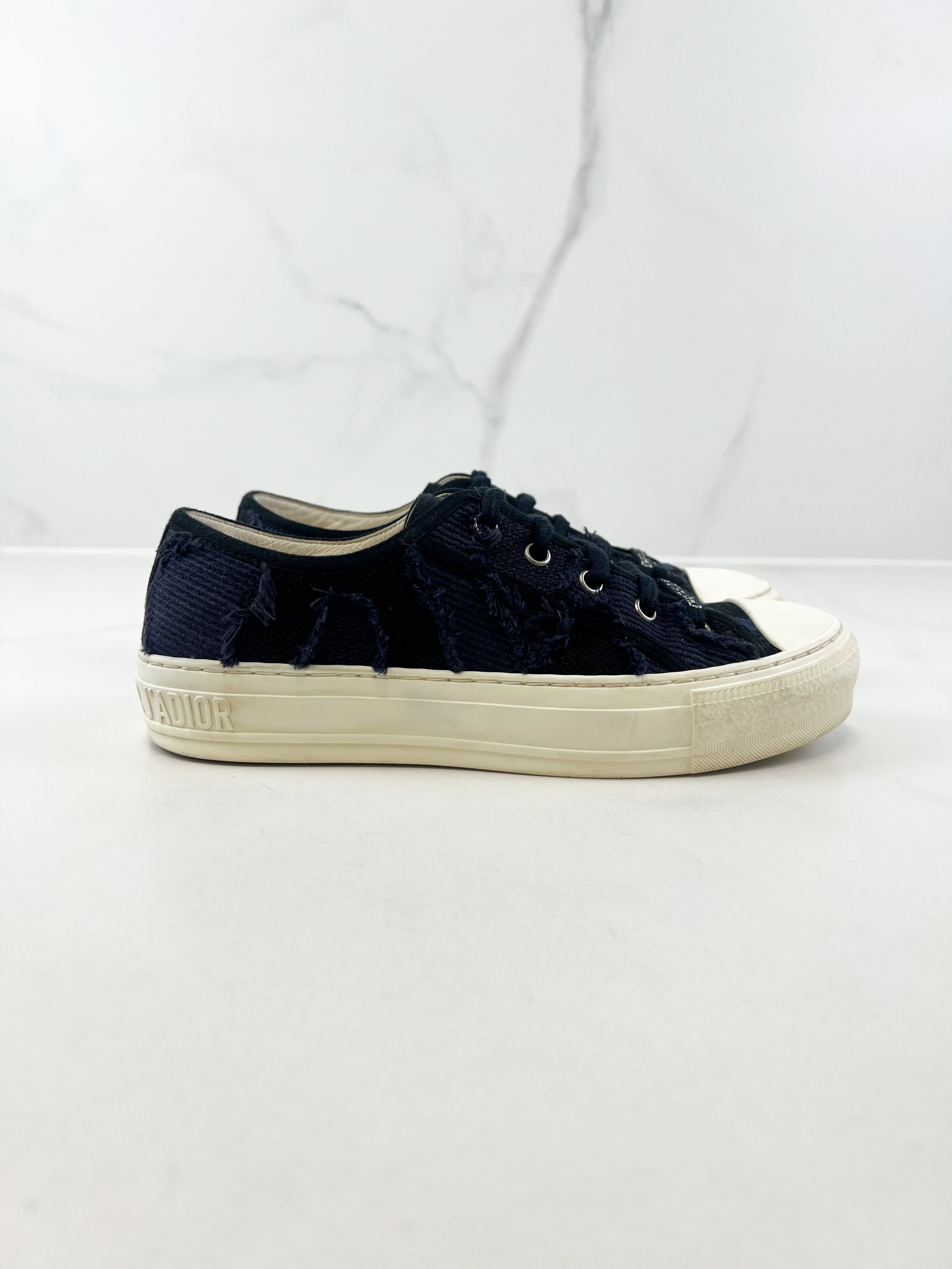 Christian Dior Walk'n'Dior Navy Sneaker Size 36.5