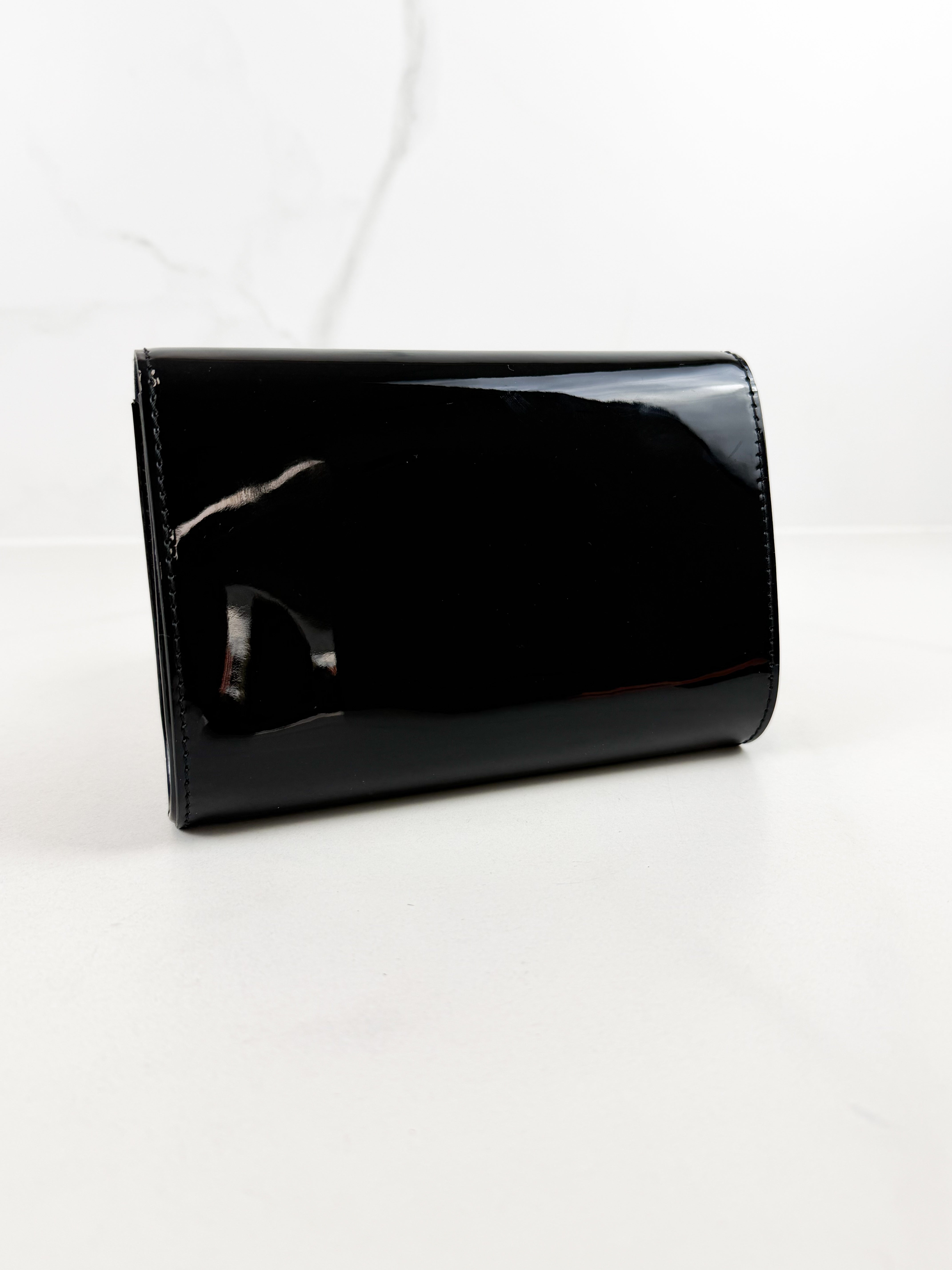 Louis Vuitton Patent Black St Louise Chain Bag