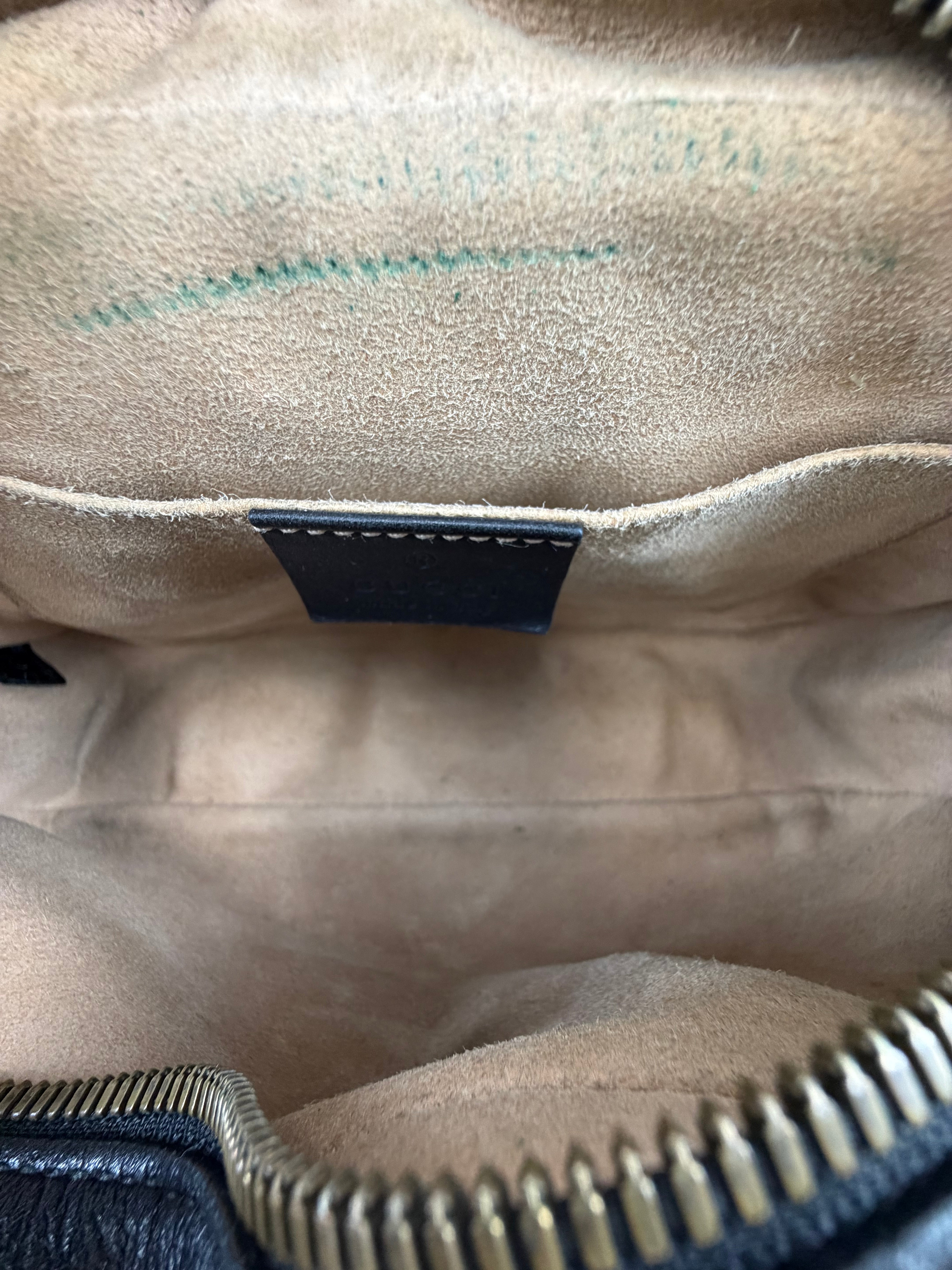 Gucci Black GG Marmont Shoulder Bag