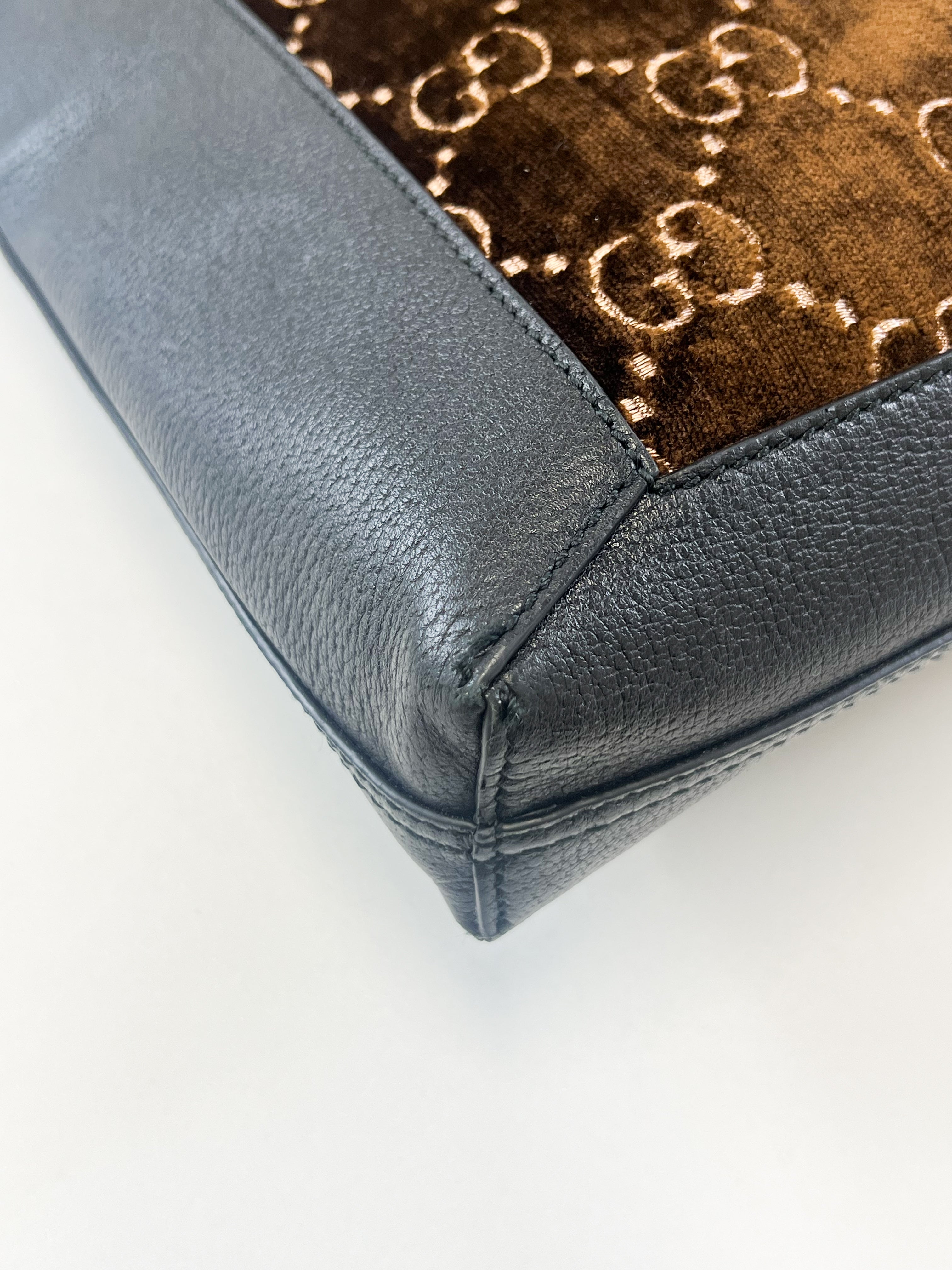 Gucci Velvet Ophidia Tote Bag