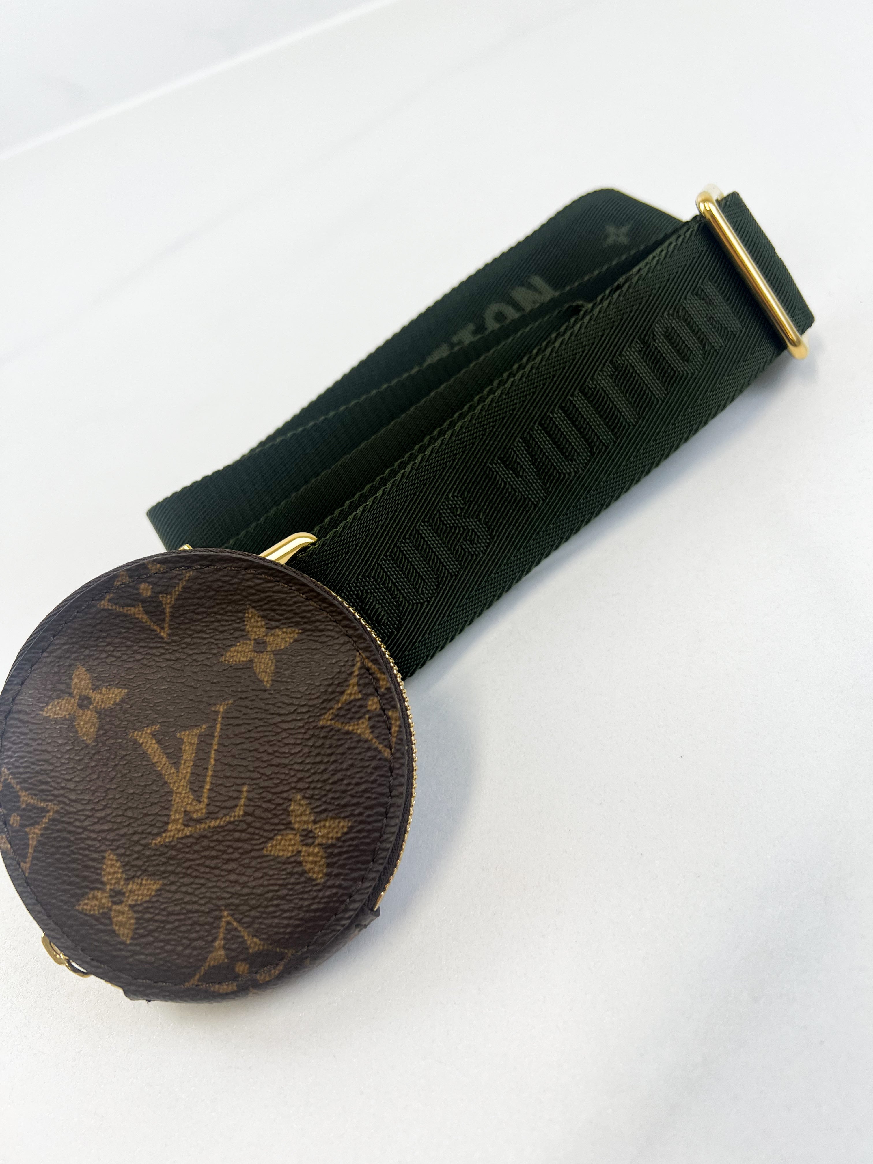 Louis Vuitton Khaki Bandouliere Strap