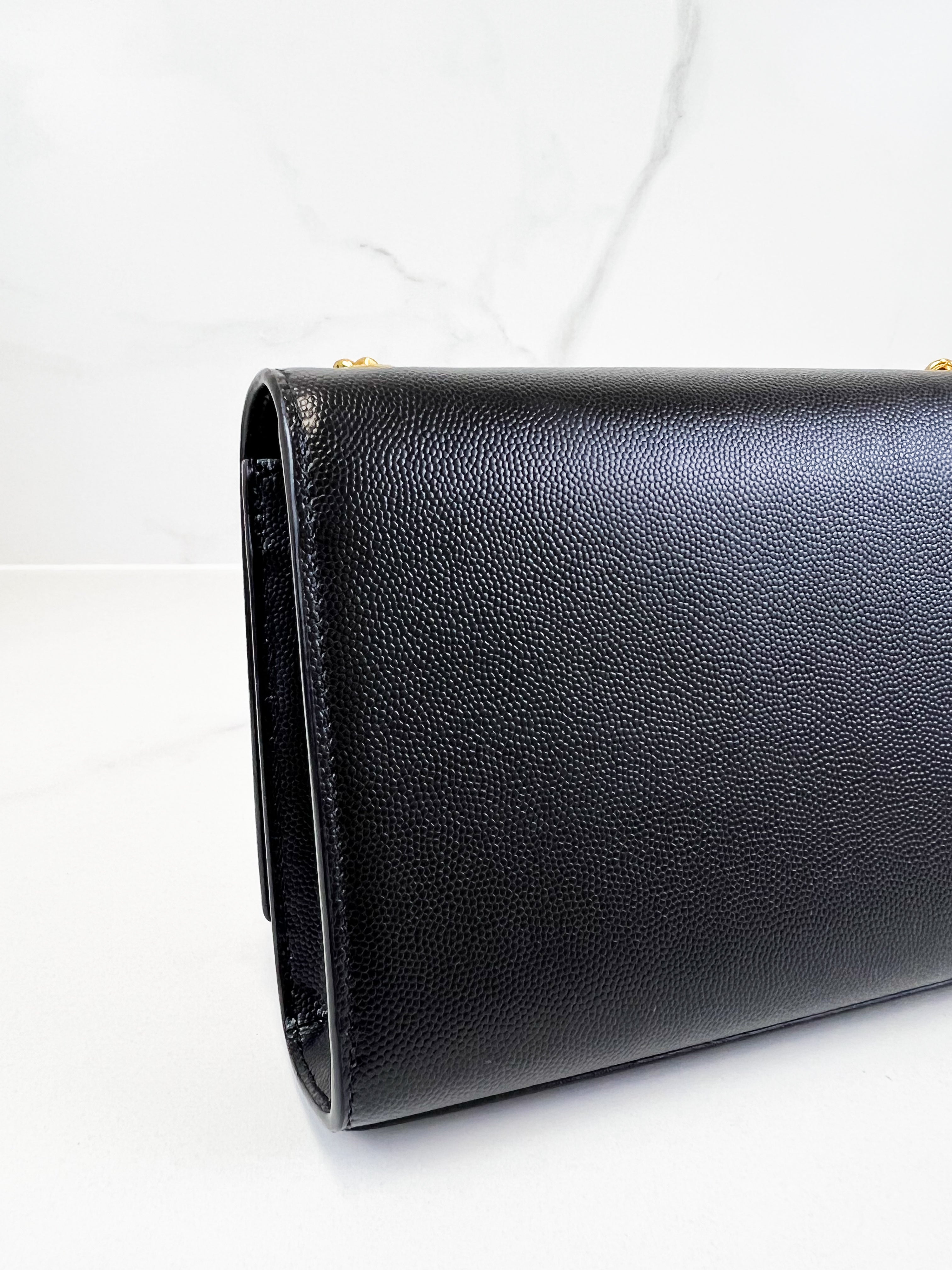 Saint Laurent Kate Small in Grain Embossed Leather