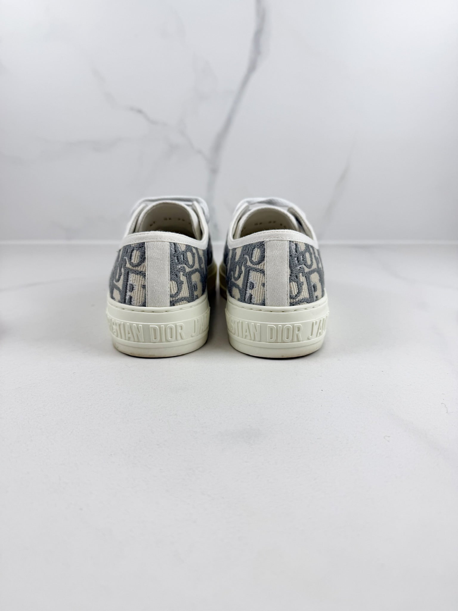 Christian Dior Walk'n'Dior Gray Dior Oblique Sneaker Size 35
