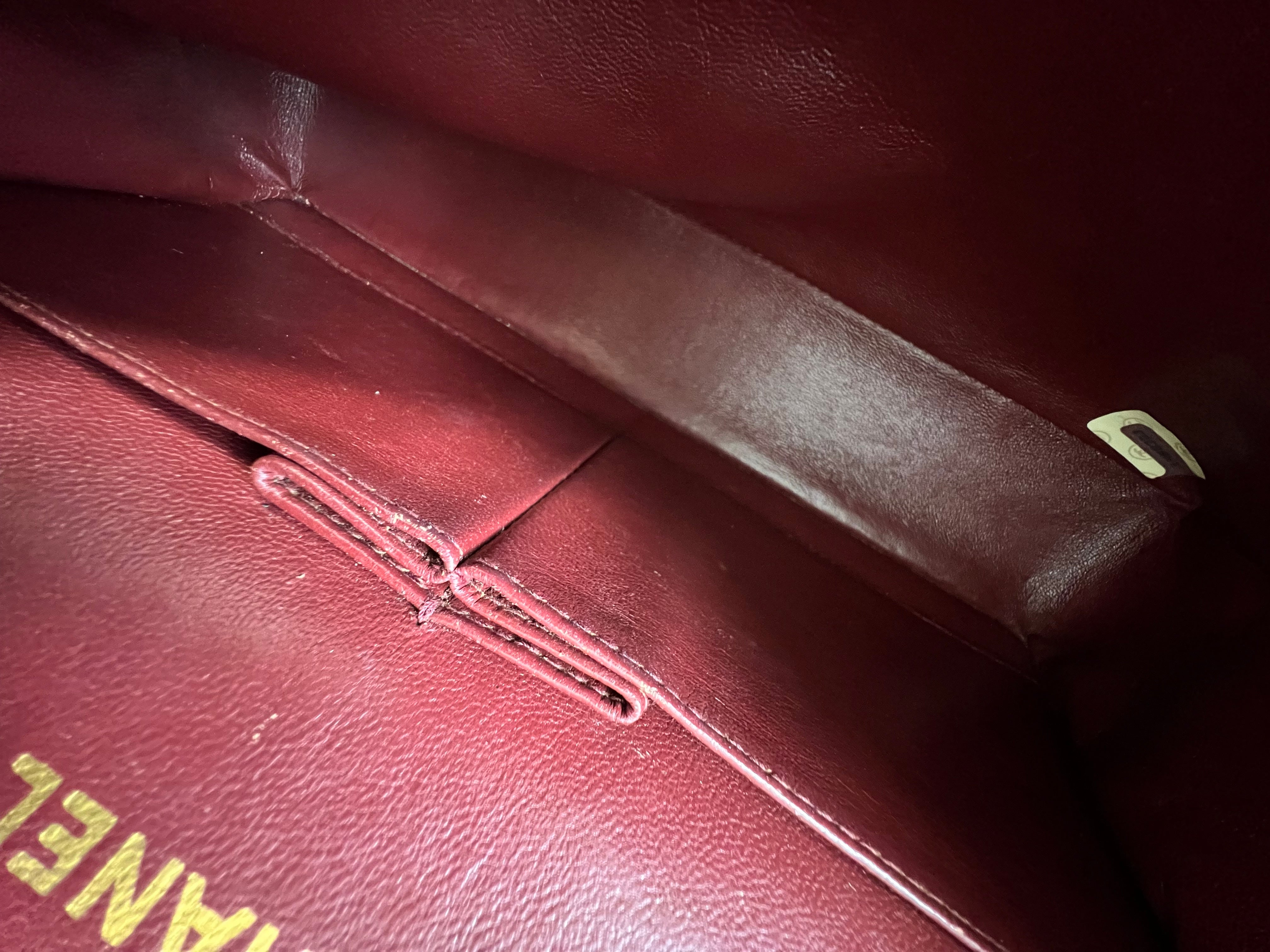 Chanel Black Vintage Medium Double Flap Classic in Calfskin