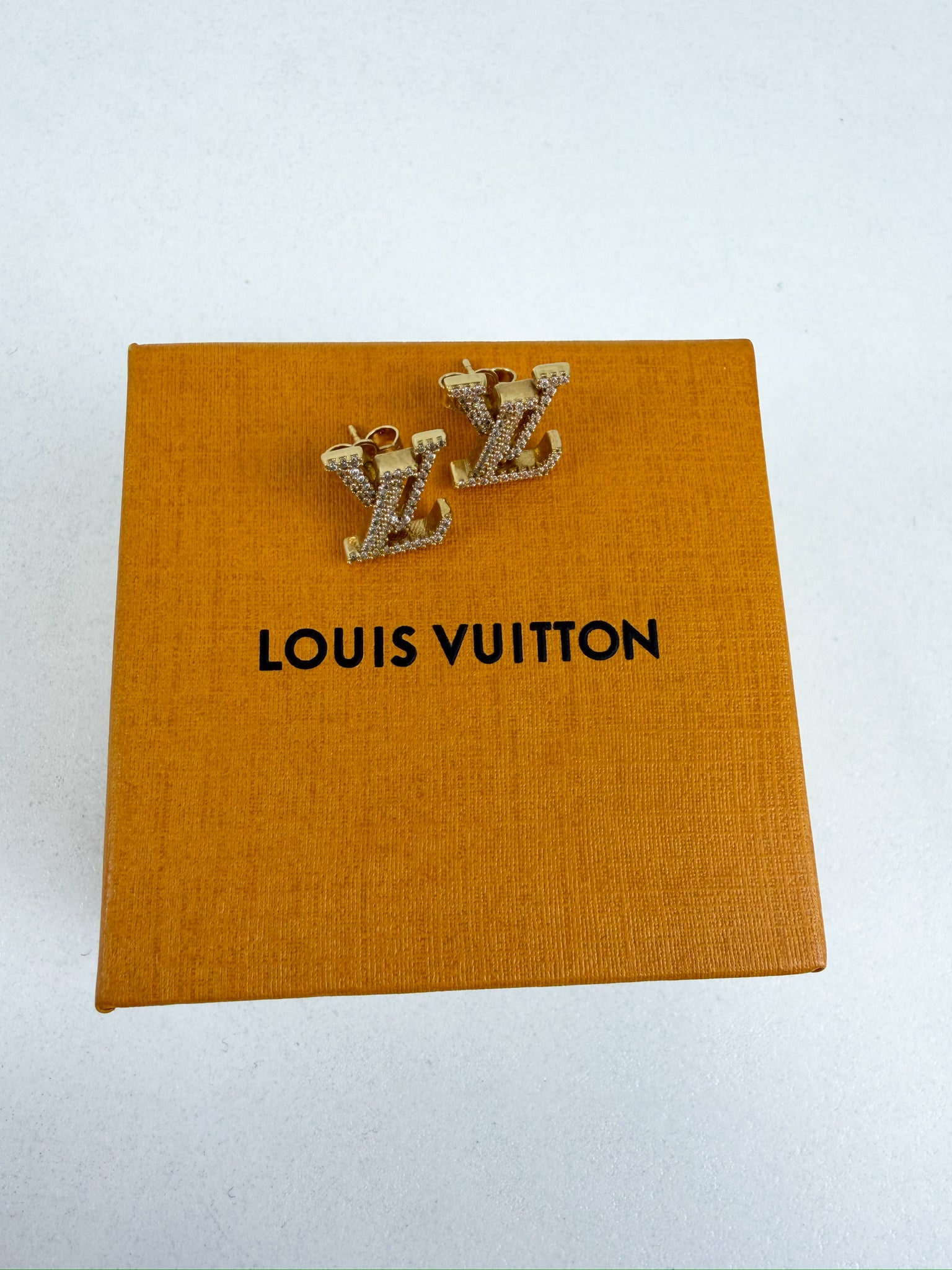 Louis Vuitton Iconic Crystal LV Studs