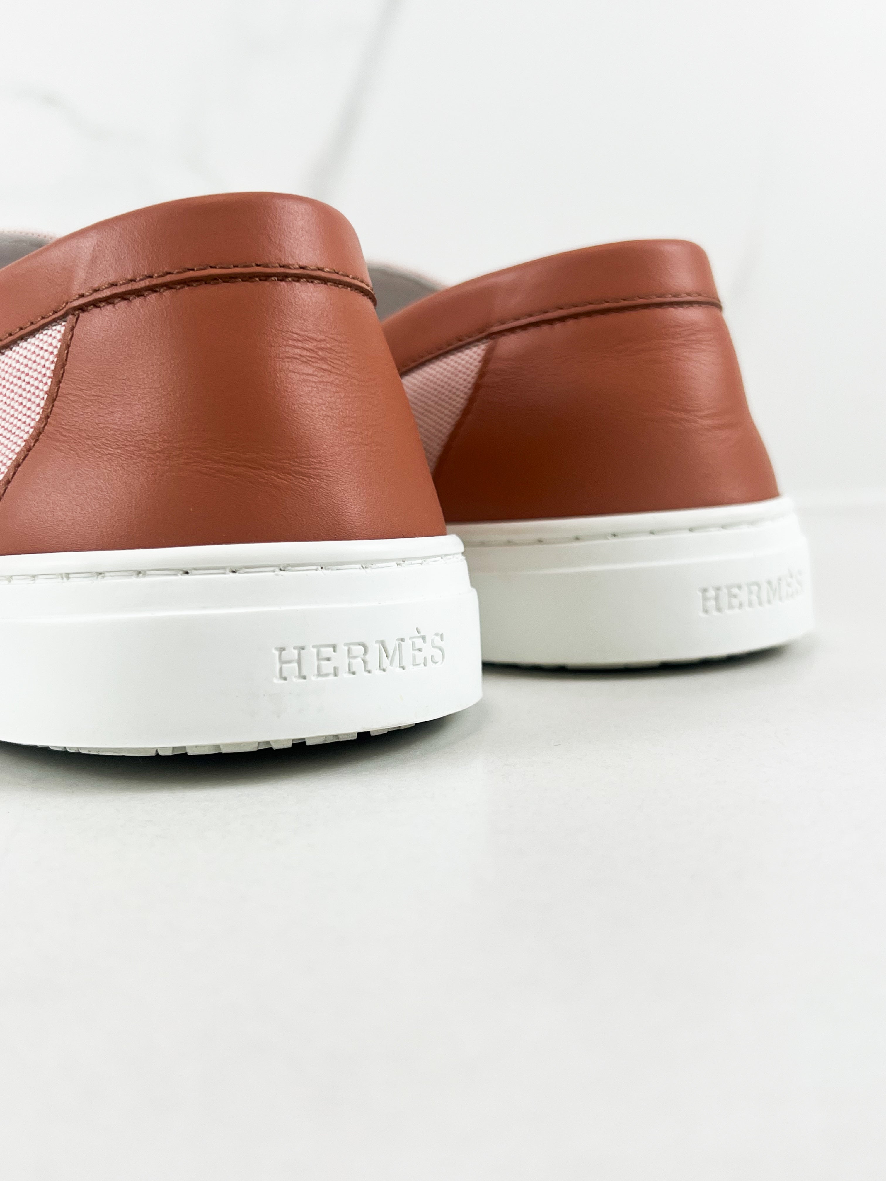 Hermes Game Slip-On Sneaker in Size 37.5