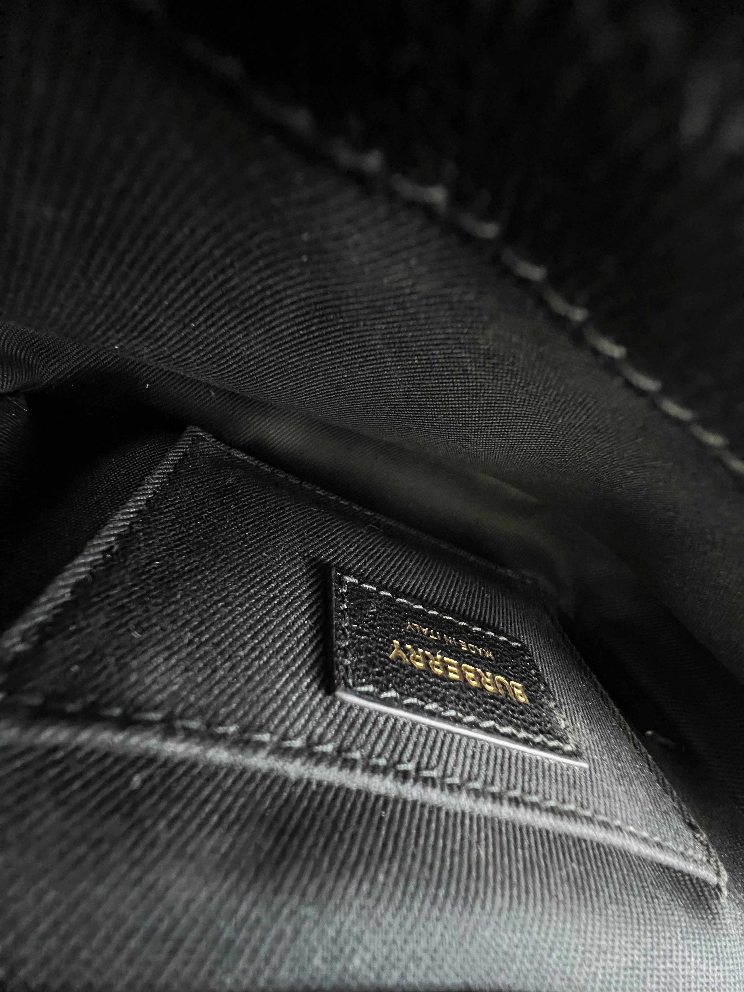 Burberry Leather and Vintage Check Note Crossbody Bag