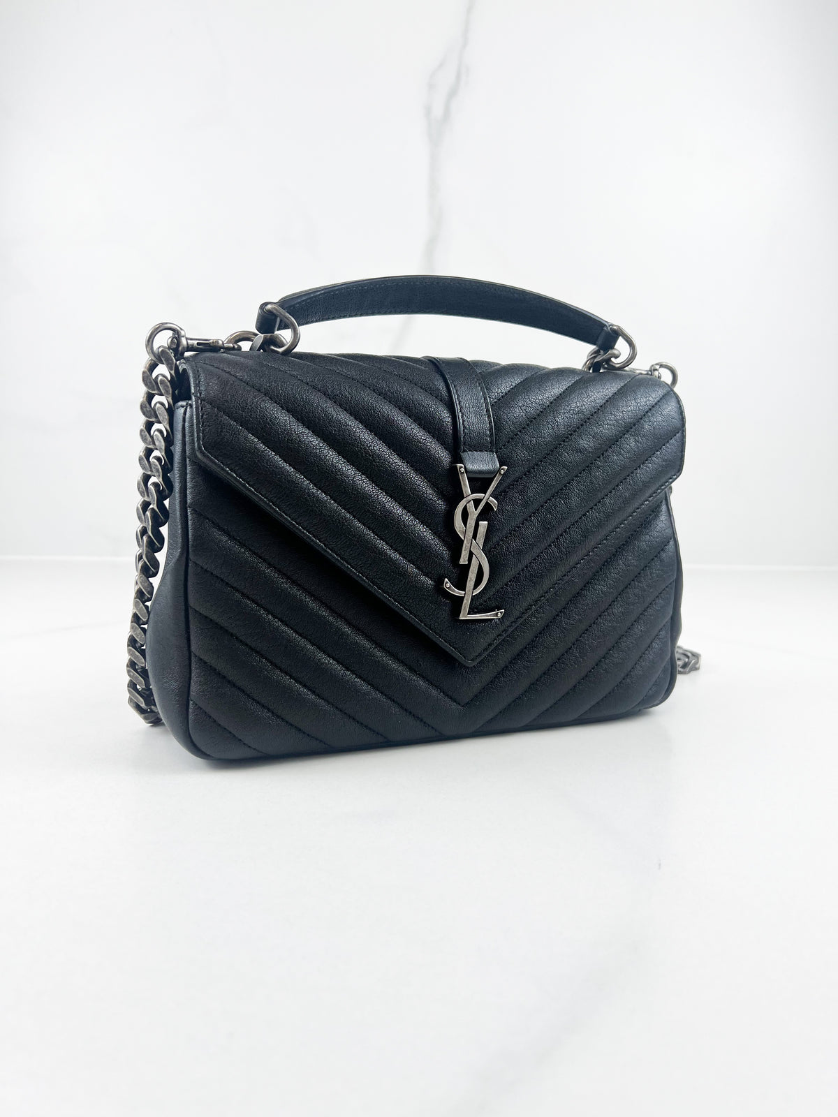 Saint Laurent Black College Bag
