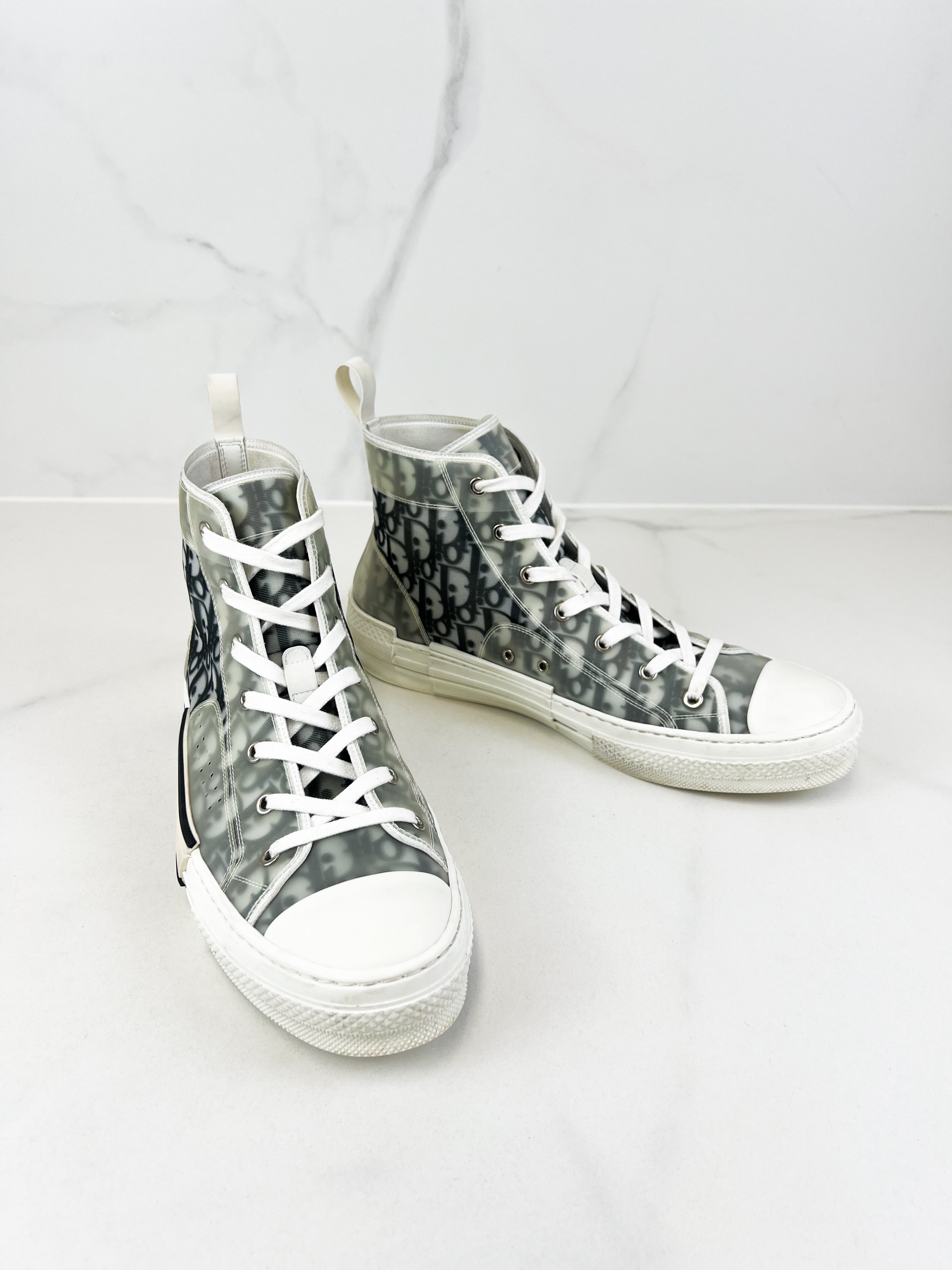 Christian Dior Mens B23 High-Top Sneaker Size 45