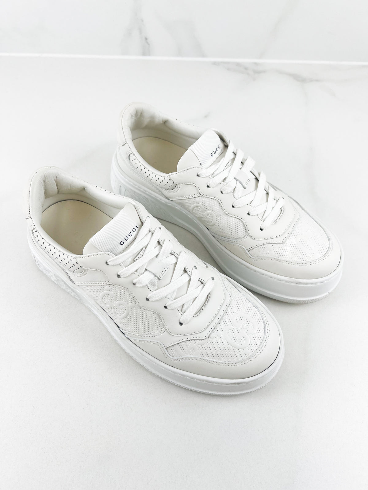 Gucci GG Embossed Sneaker Size 39