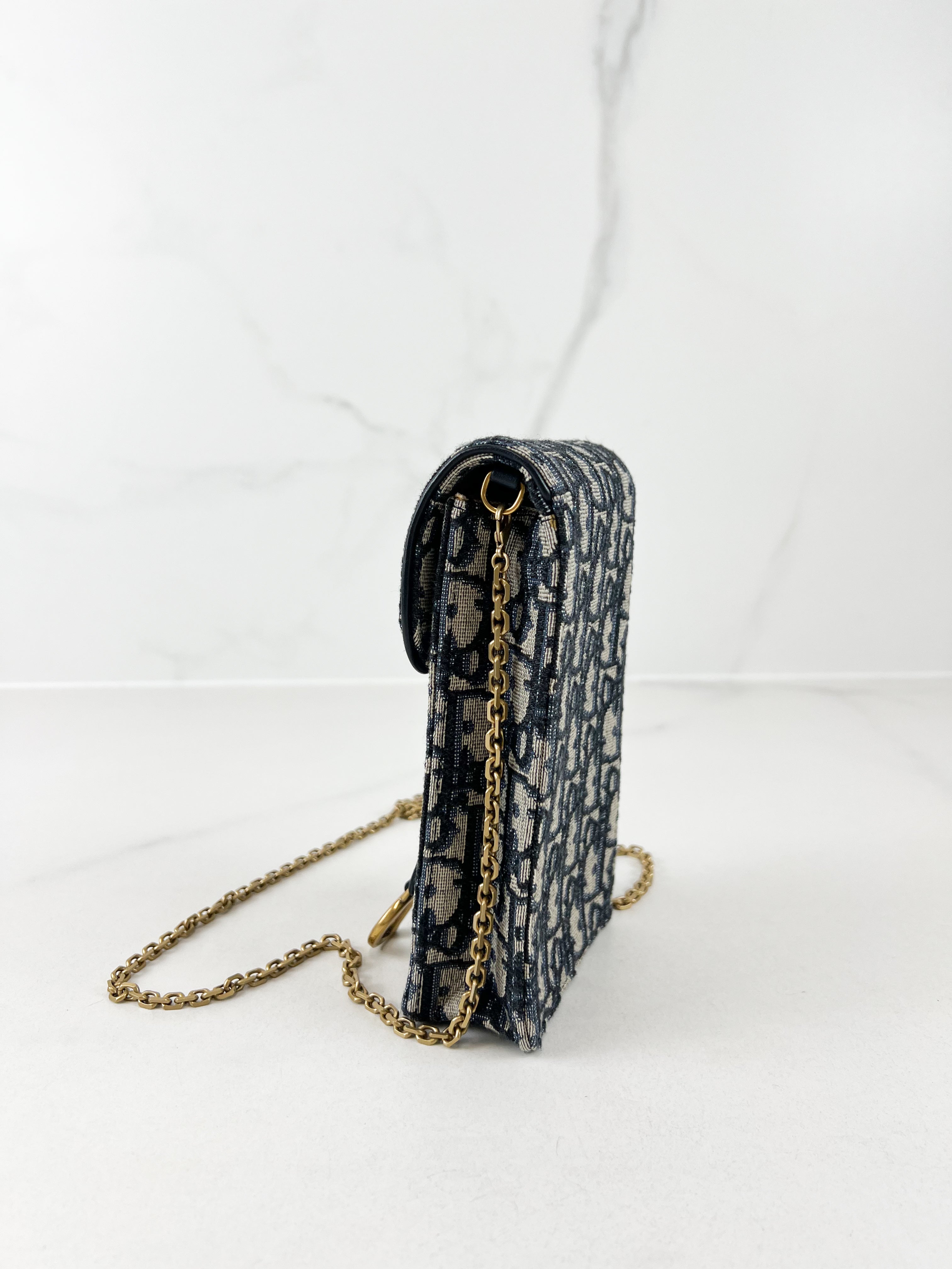 Christian Dior Oblique Vertical Saddle