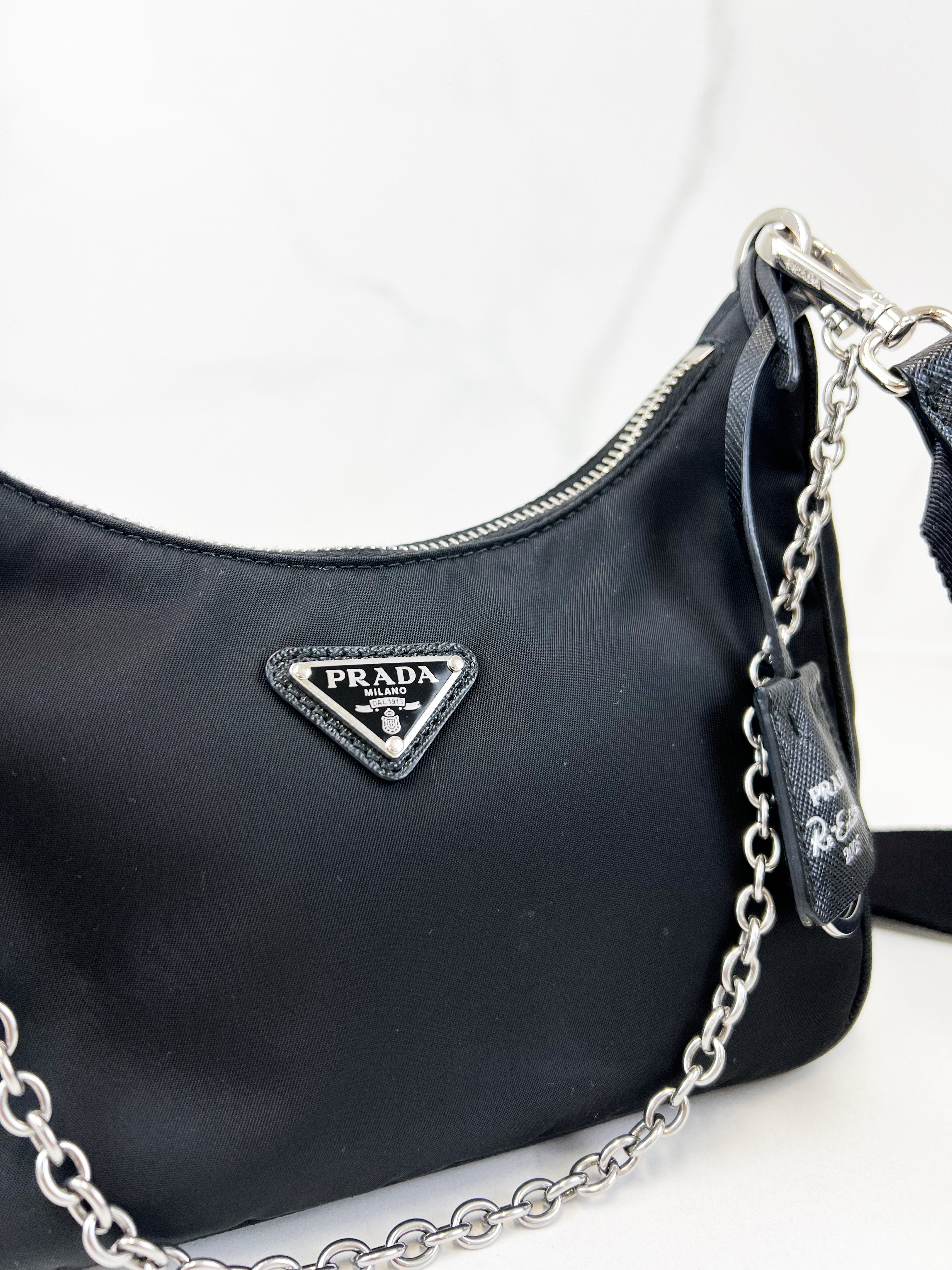 Prada Nylon Re-Edition 2005 in Black