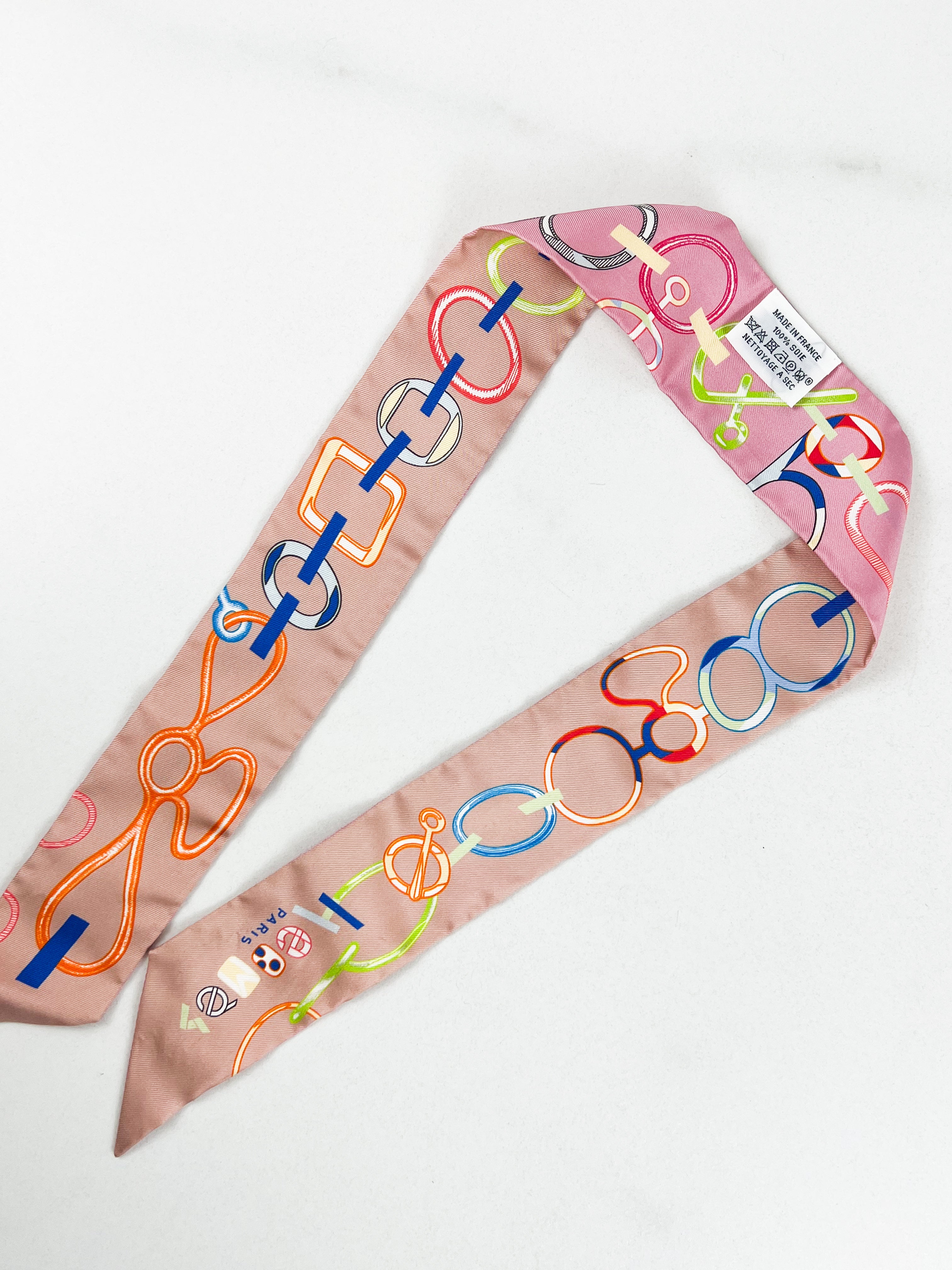Hermes Silk Multi-Colour Twilly