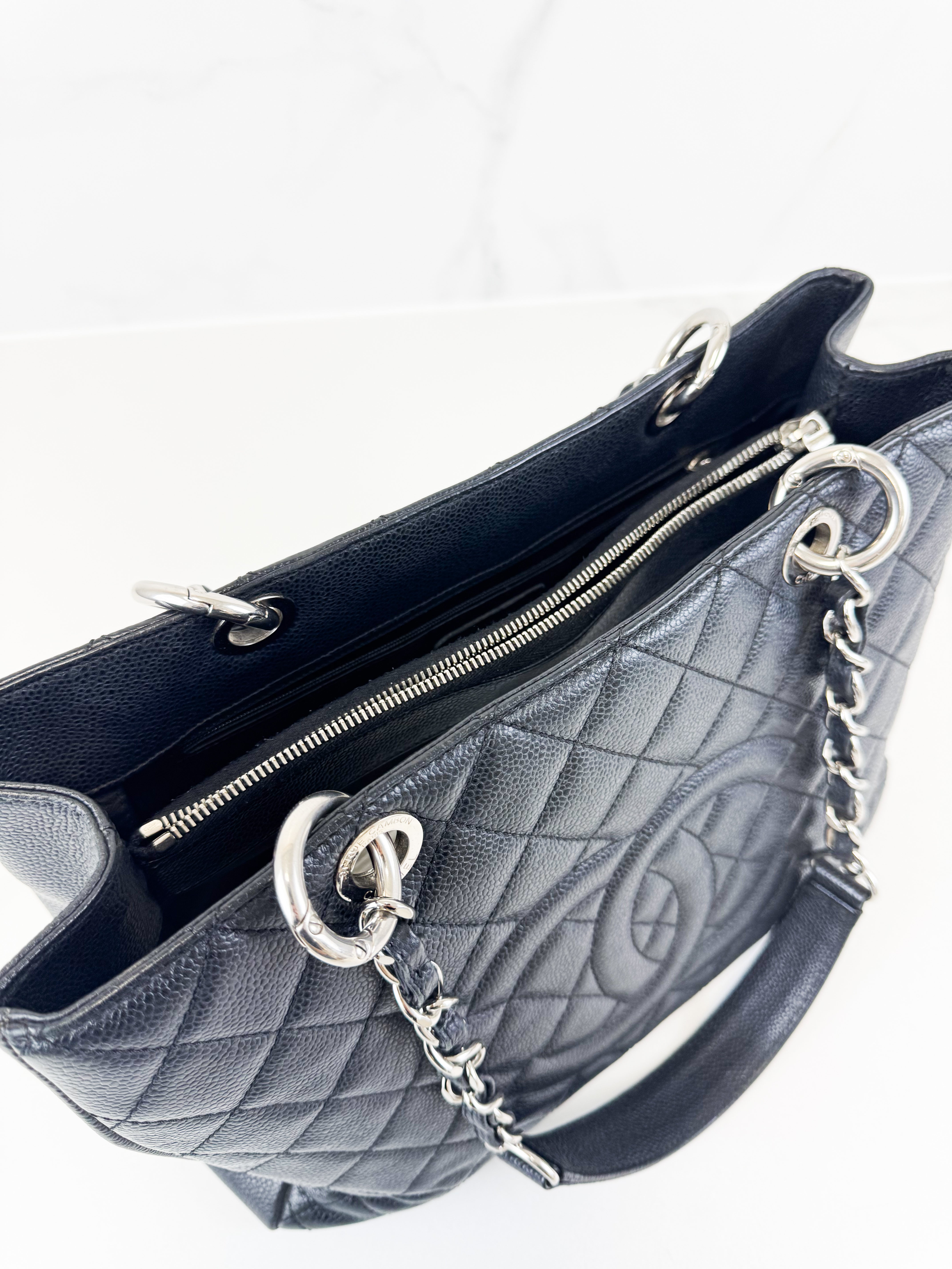 Chanel CC Black Caviar GST Tote