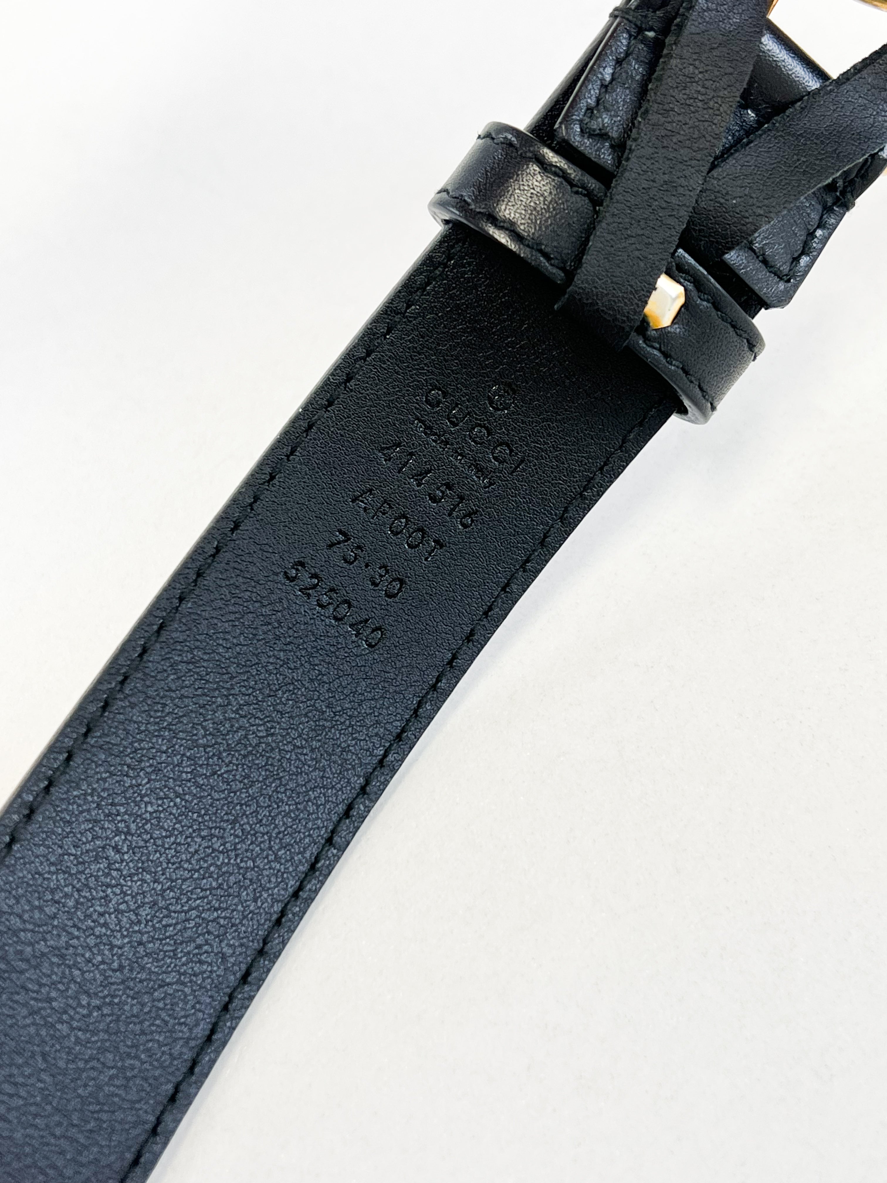 Gucci GG Belt 30mm Size 75