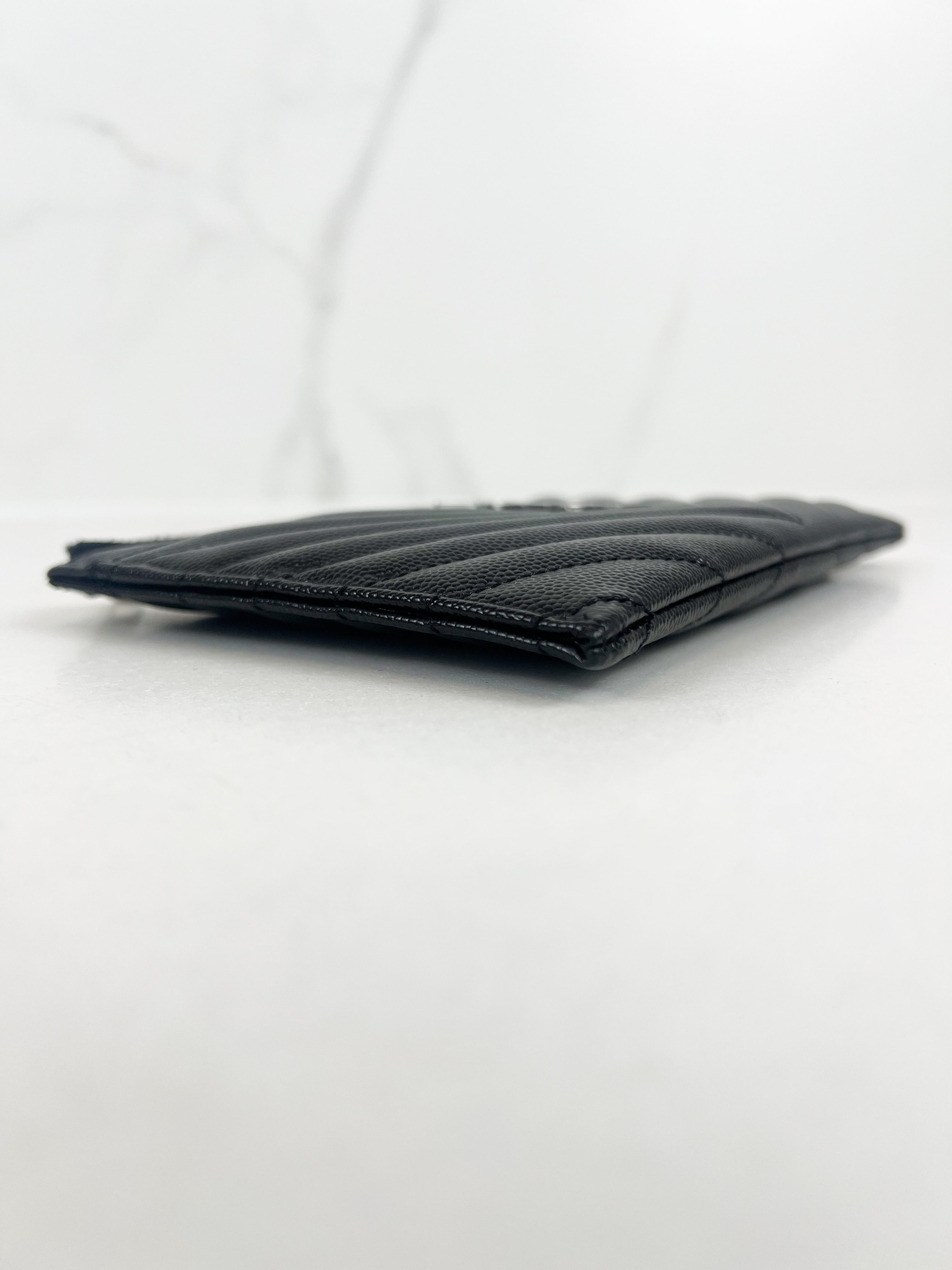 Saint Laurent Cassandre Metelasse Pouch in Grain De Poudre Leather with SHW