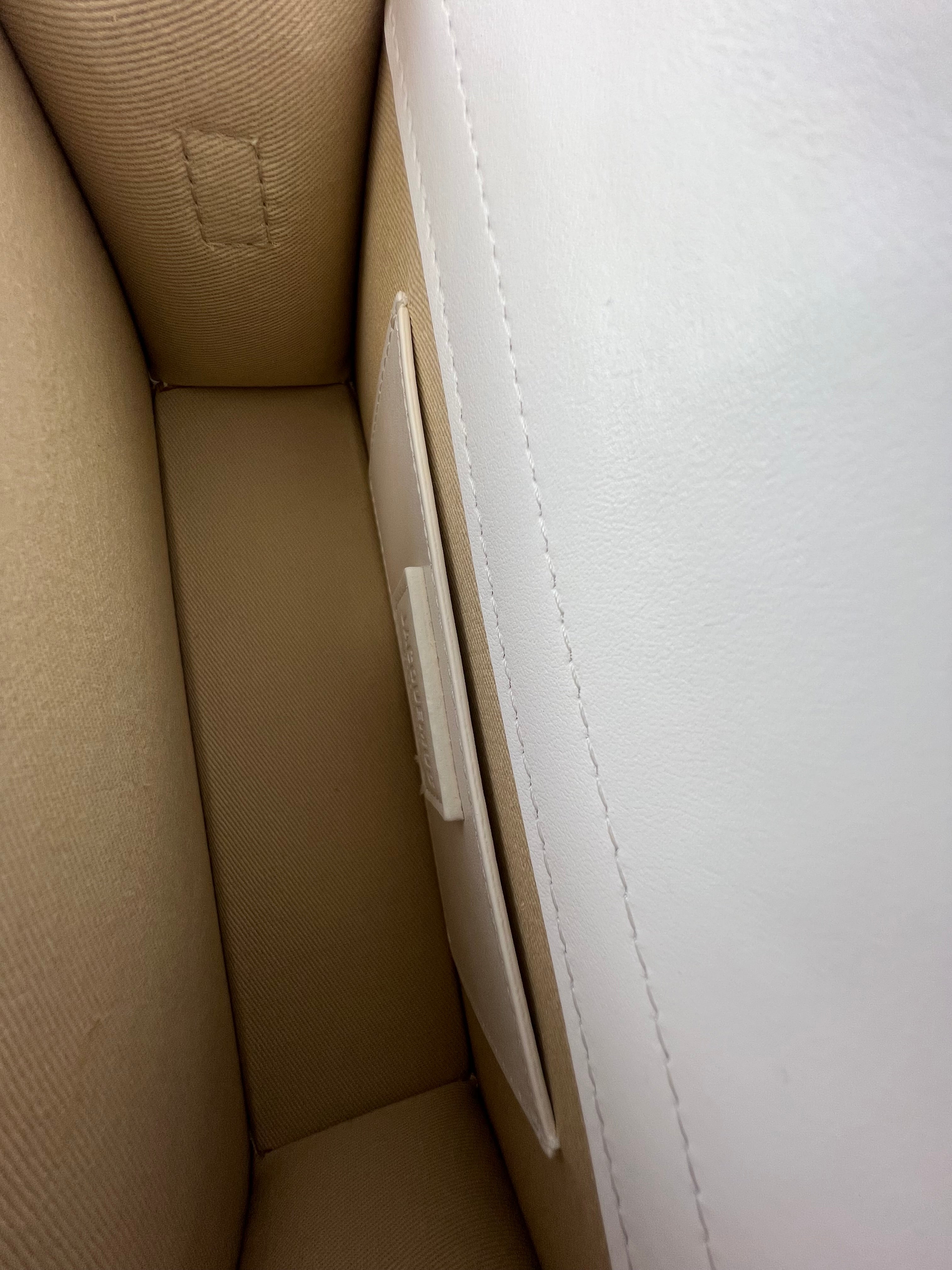 Jacquemus White Le Grand Bambino Tote Bag