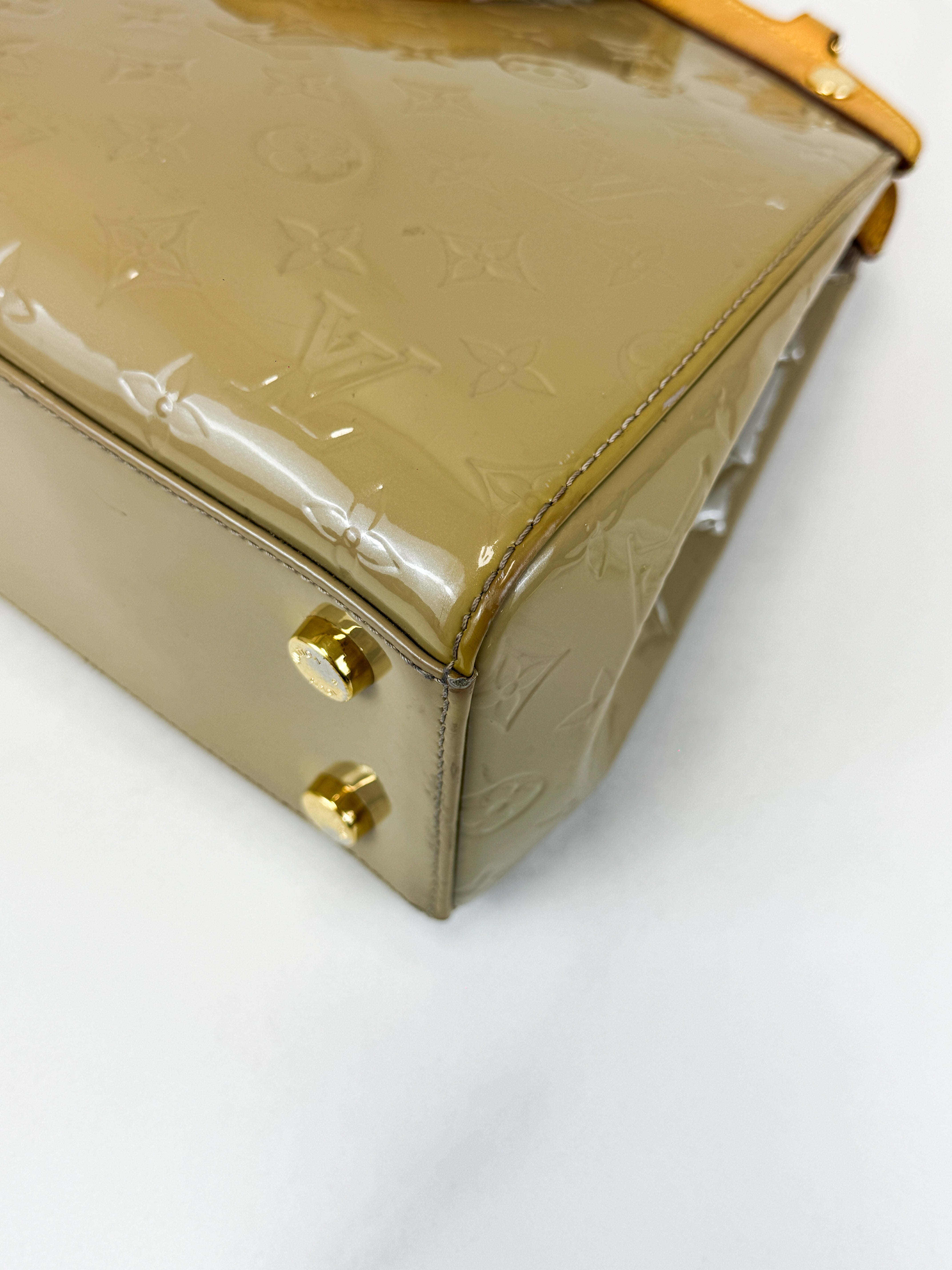 Louis Vuitton Patent Vernis Monogram Brea Bag