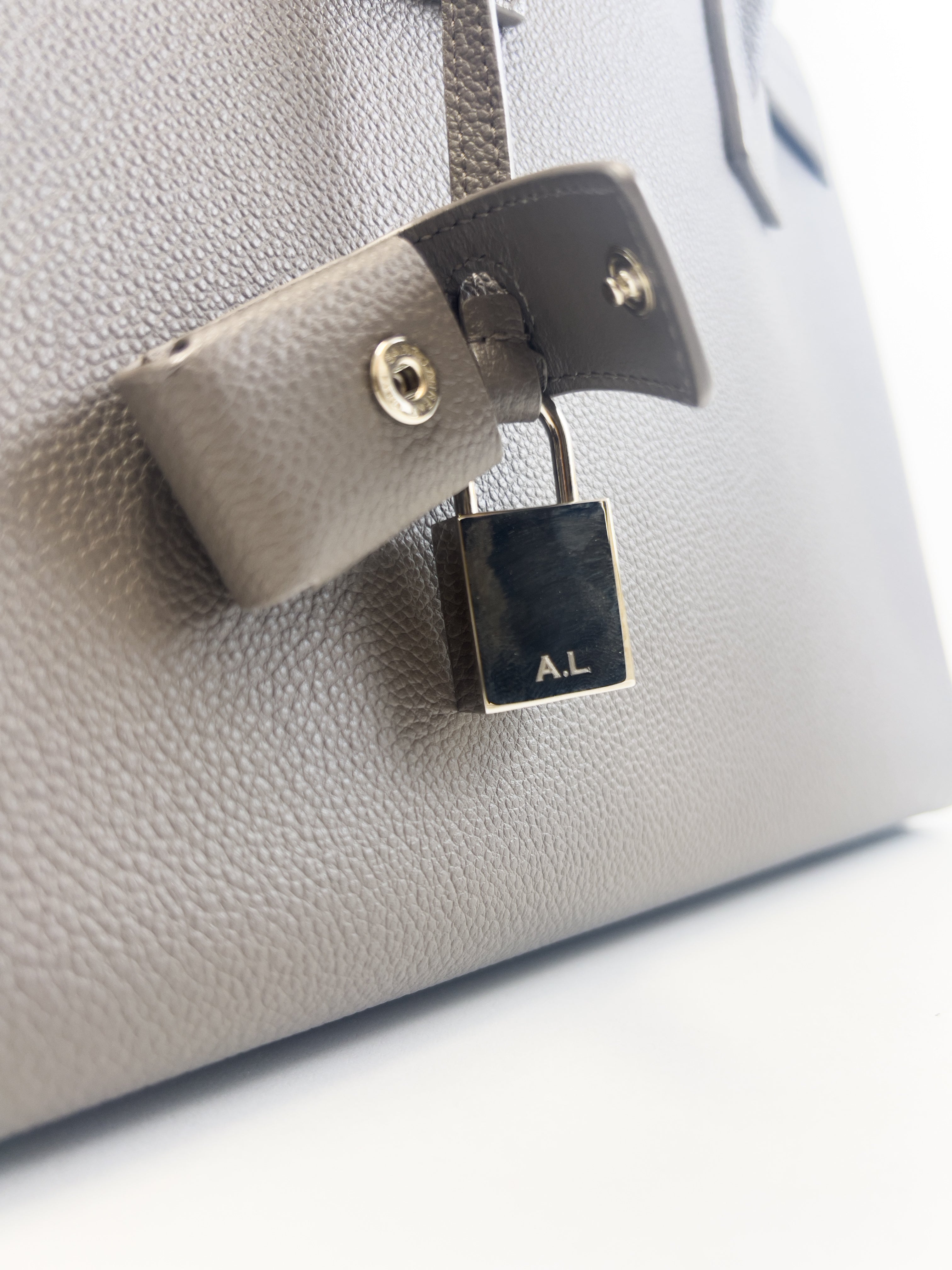 Saint Laurent Grey Large Sac De Jour with SHW