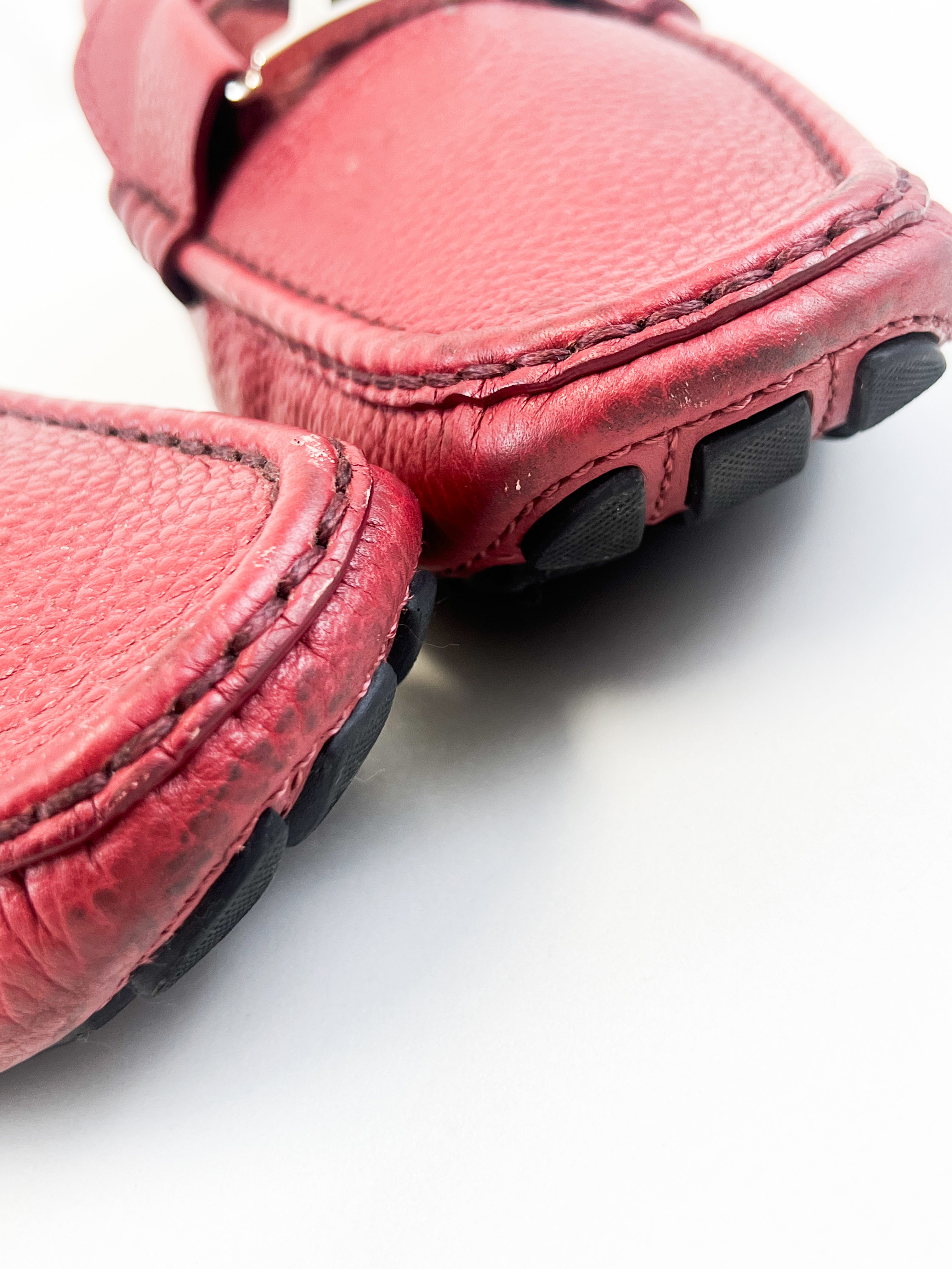 Louis Vuitton Men's Monte Carlo Moccasin Red Loafers