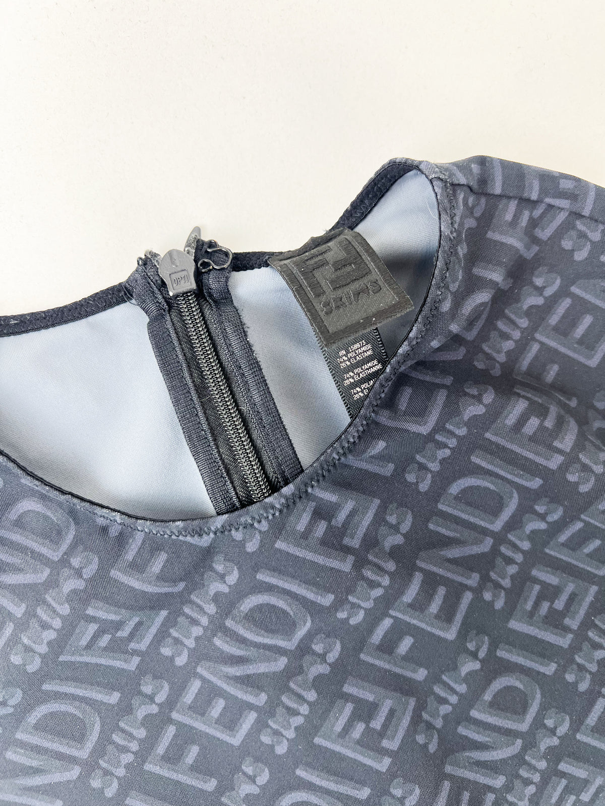 Fendi Skims High Neck Mini Bodysuit Size Medium