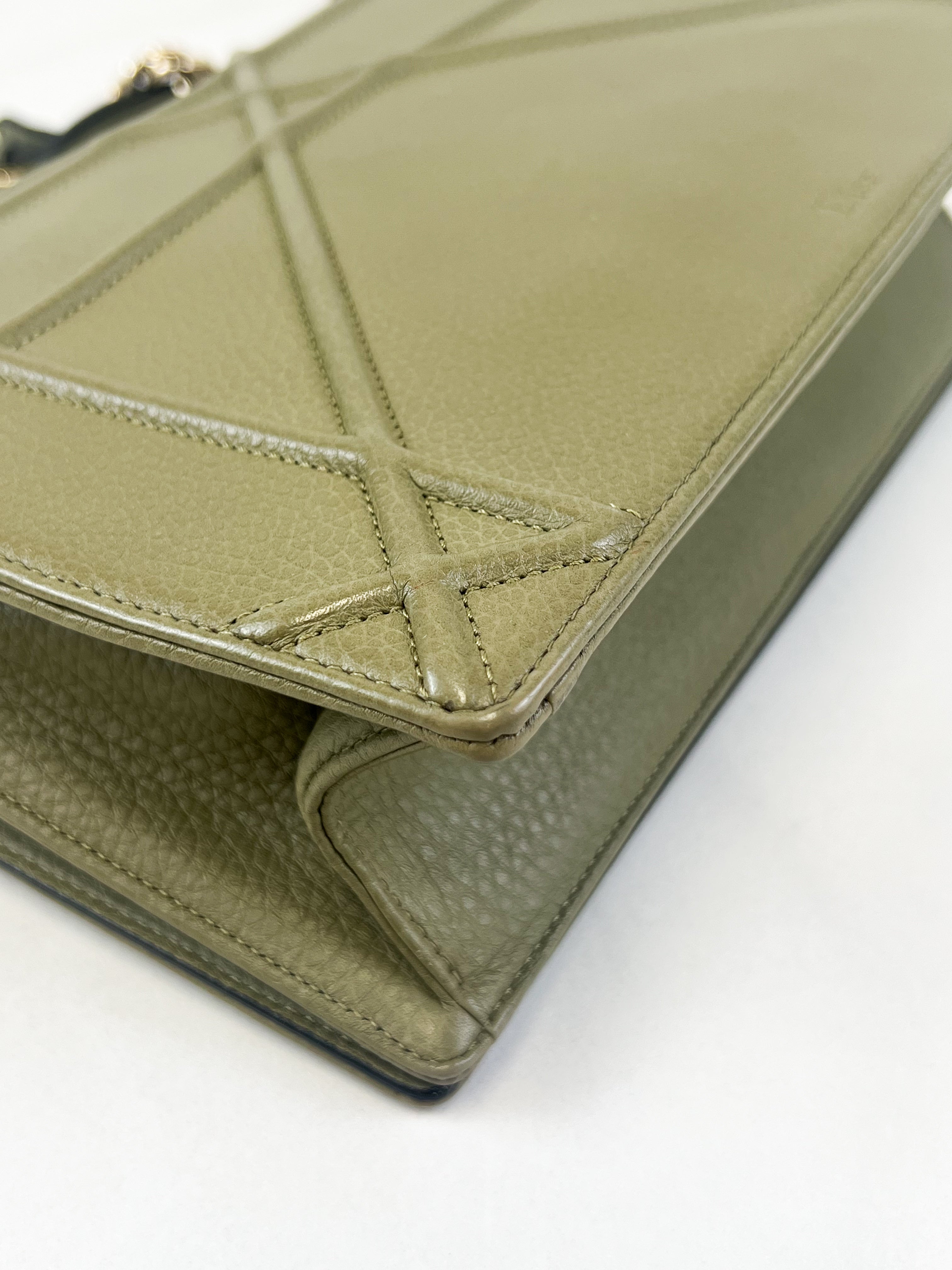 Christian Dior Medium Khaki Diorama