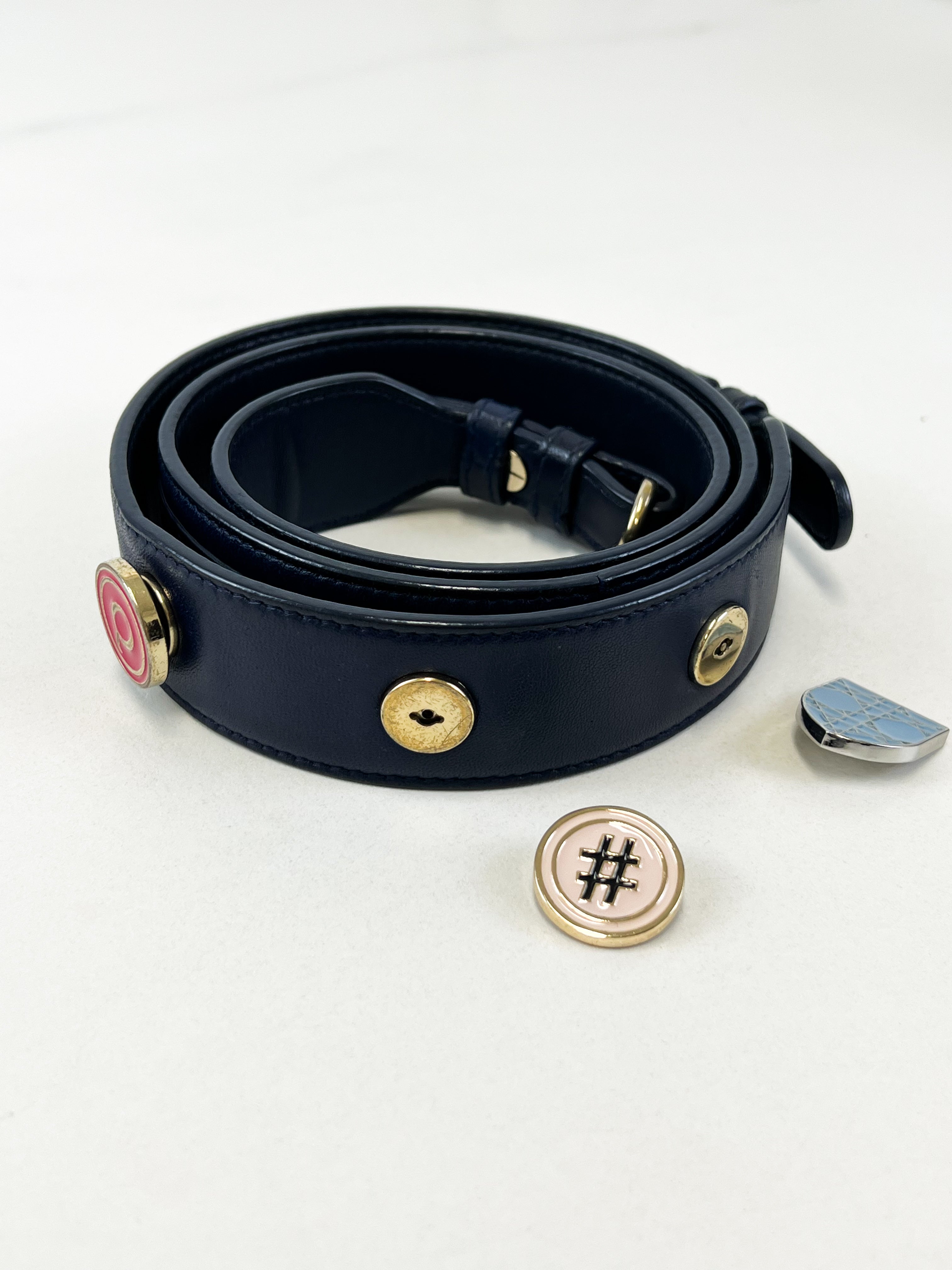 Christian Dior Small Midnight Blue Lady Dior