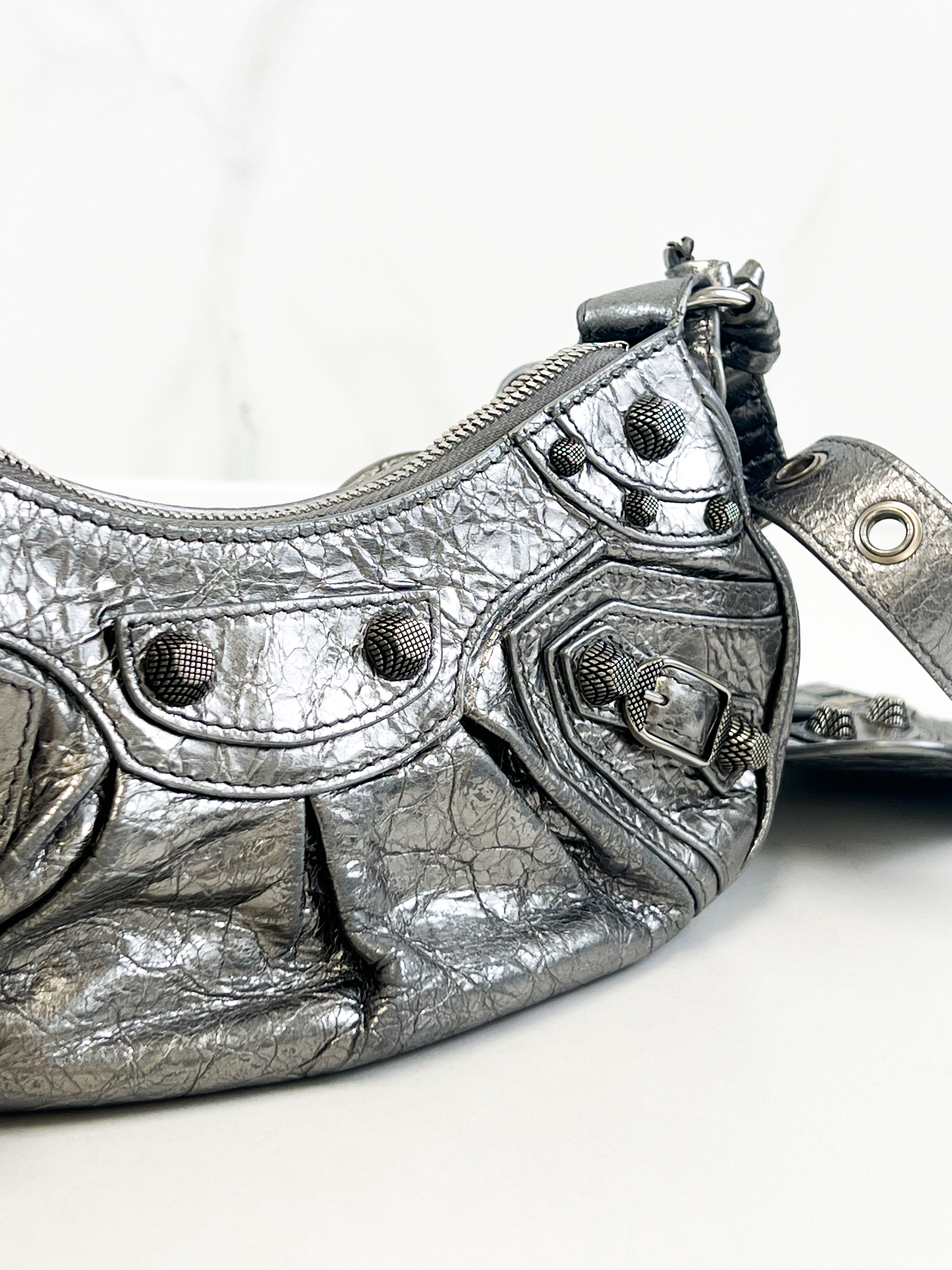 Balenciaga Le Cagole XS leather shoulder bag