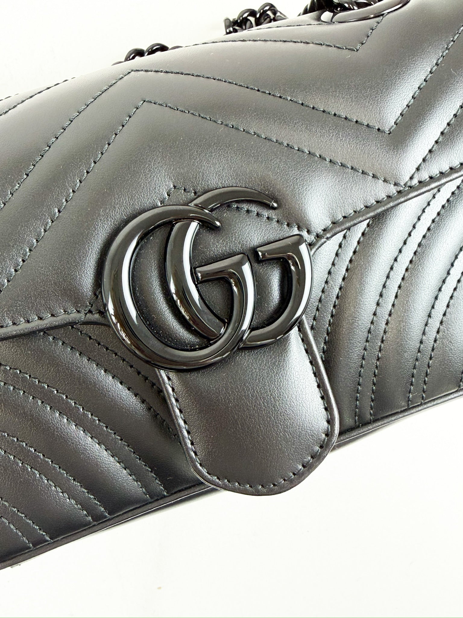 Gucci GG Marmont Matelasse Small Flap Shoulder Bag