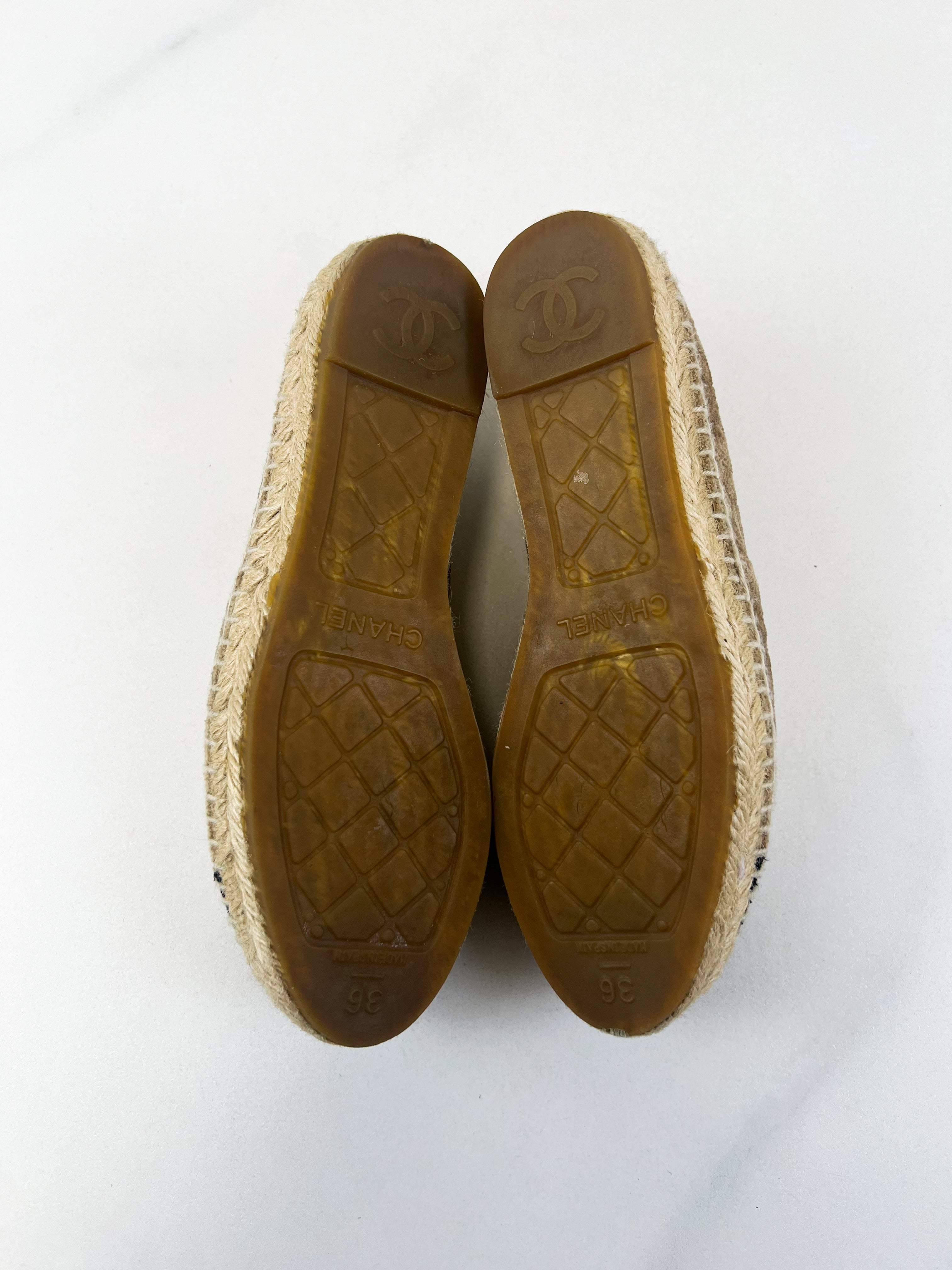 Chanel CC Espadrille Velvet Size 36