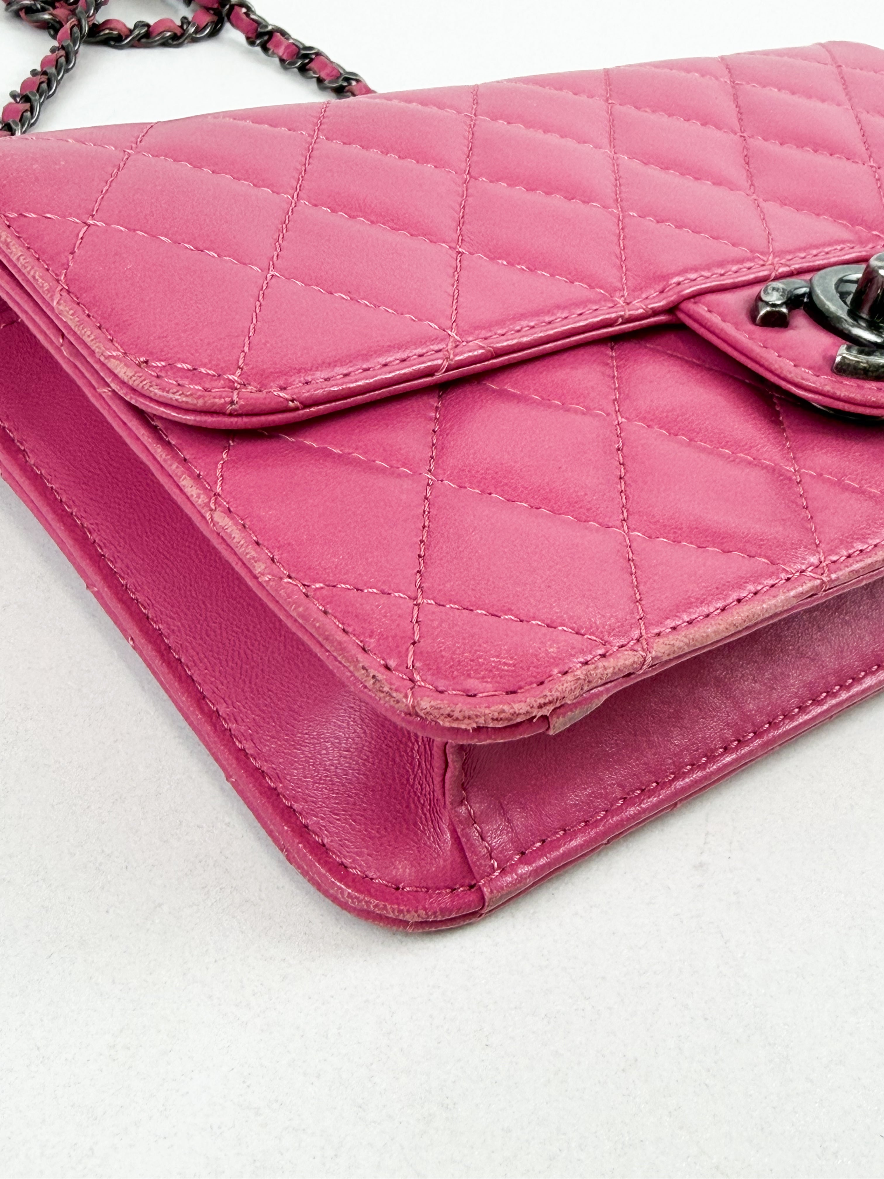 Chanel Crossing Times Flap Bag Pink