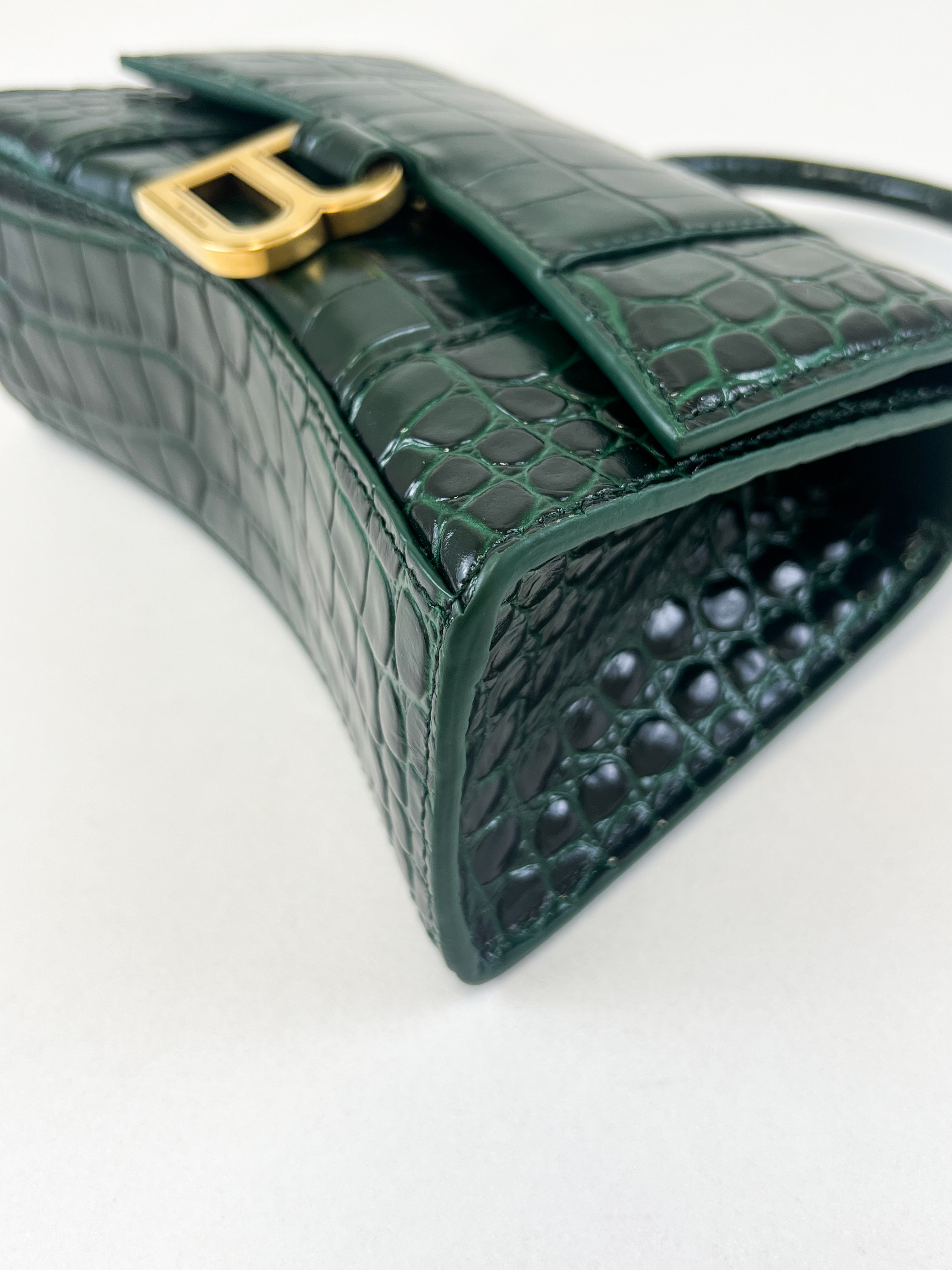Balenciaga XS Croc Hourglass with GHW