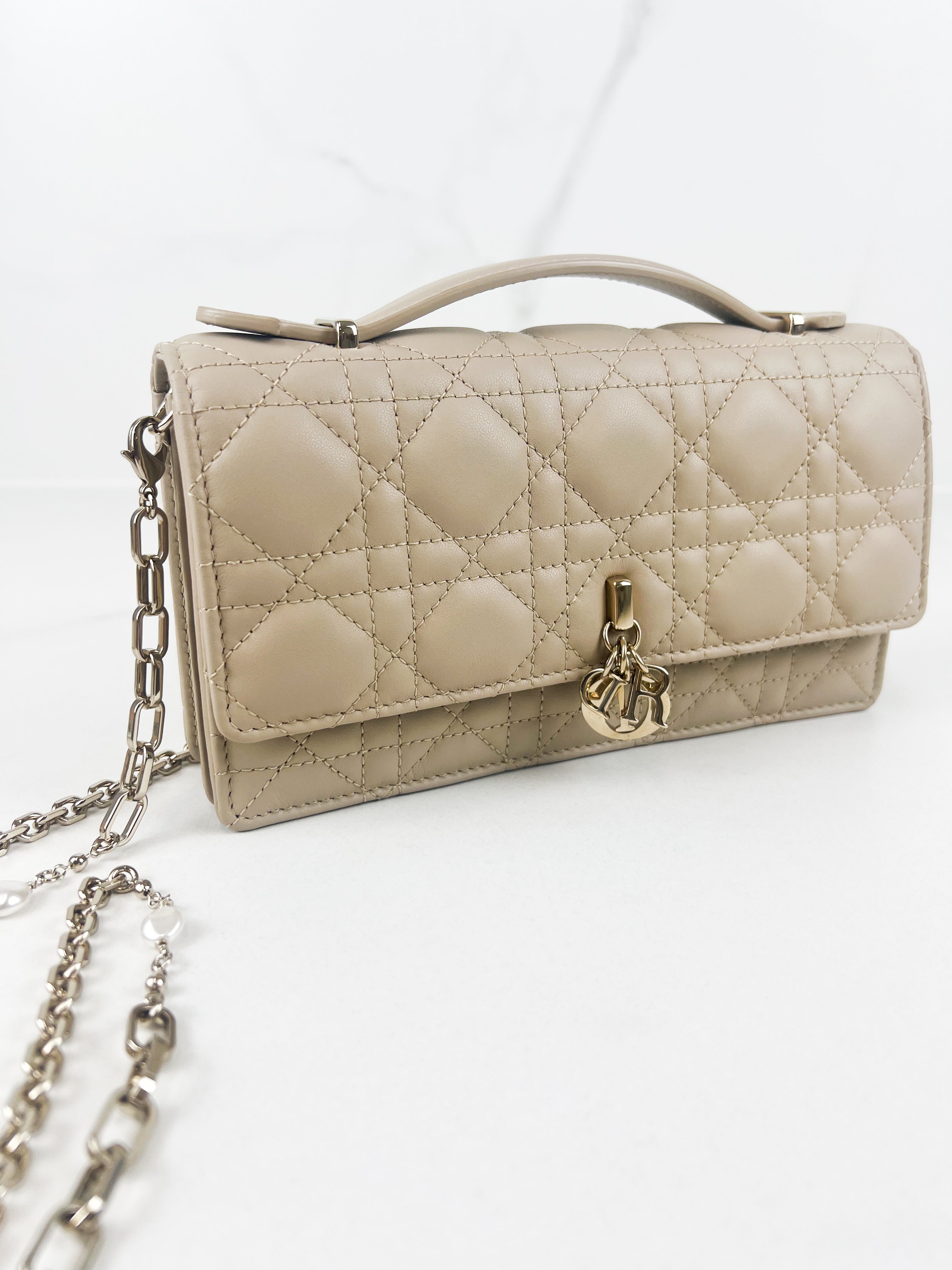 My Dior Mini Bag Powder Beige Lambskin