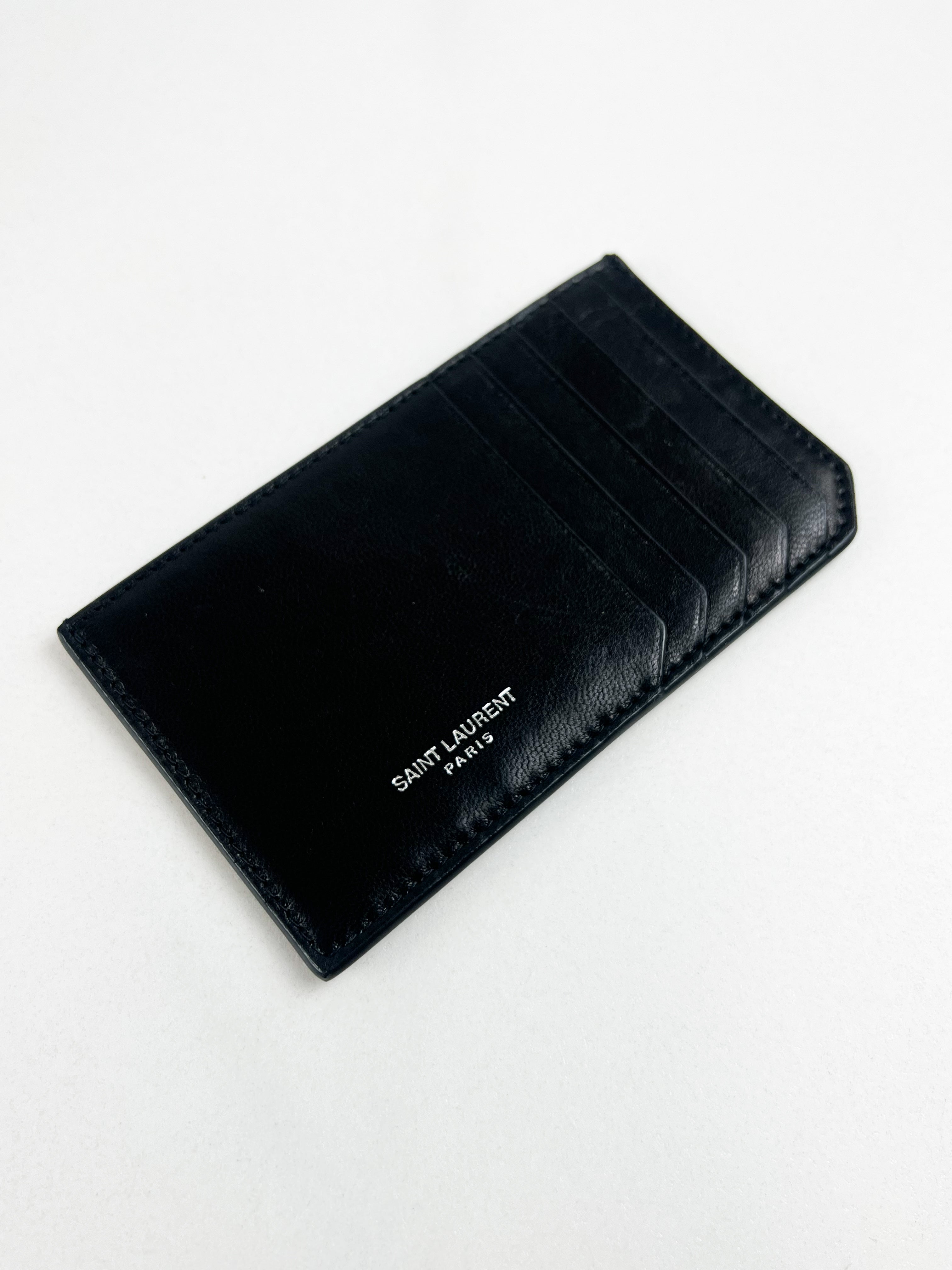 Saint Laurent Loulou Puffer Pouch in Black Lambskin
