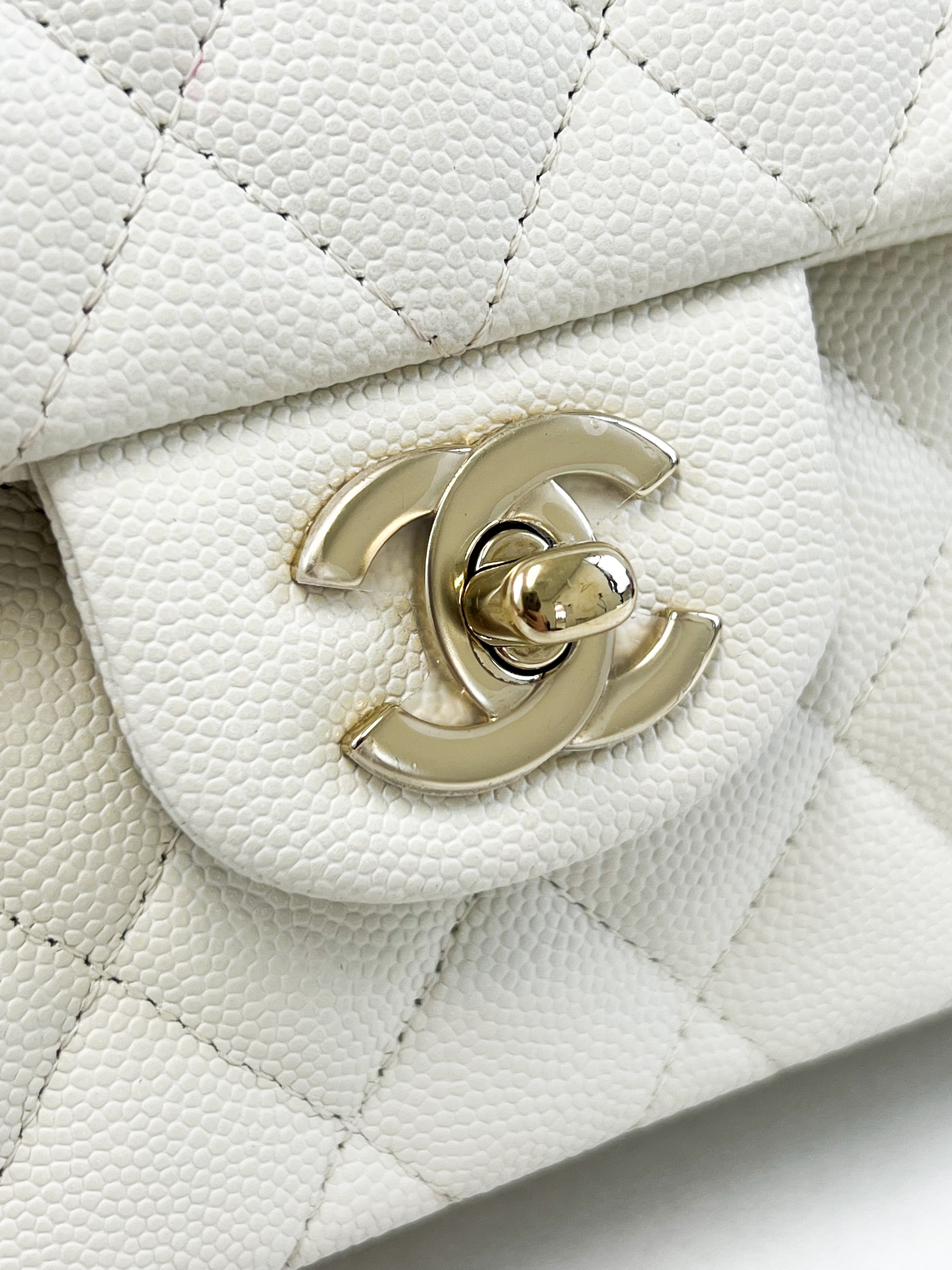 Chanel Small Classic Double Flap Caviar Shoulder Bag