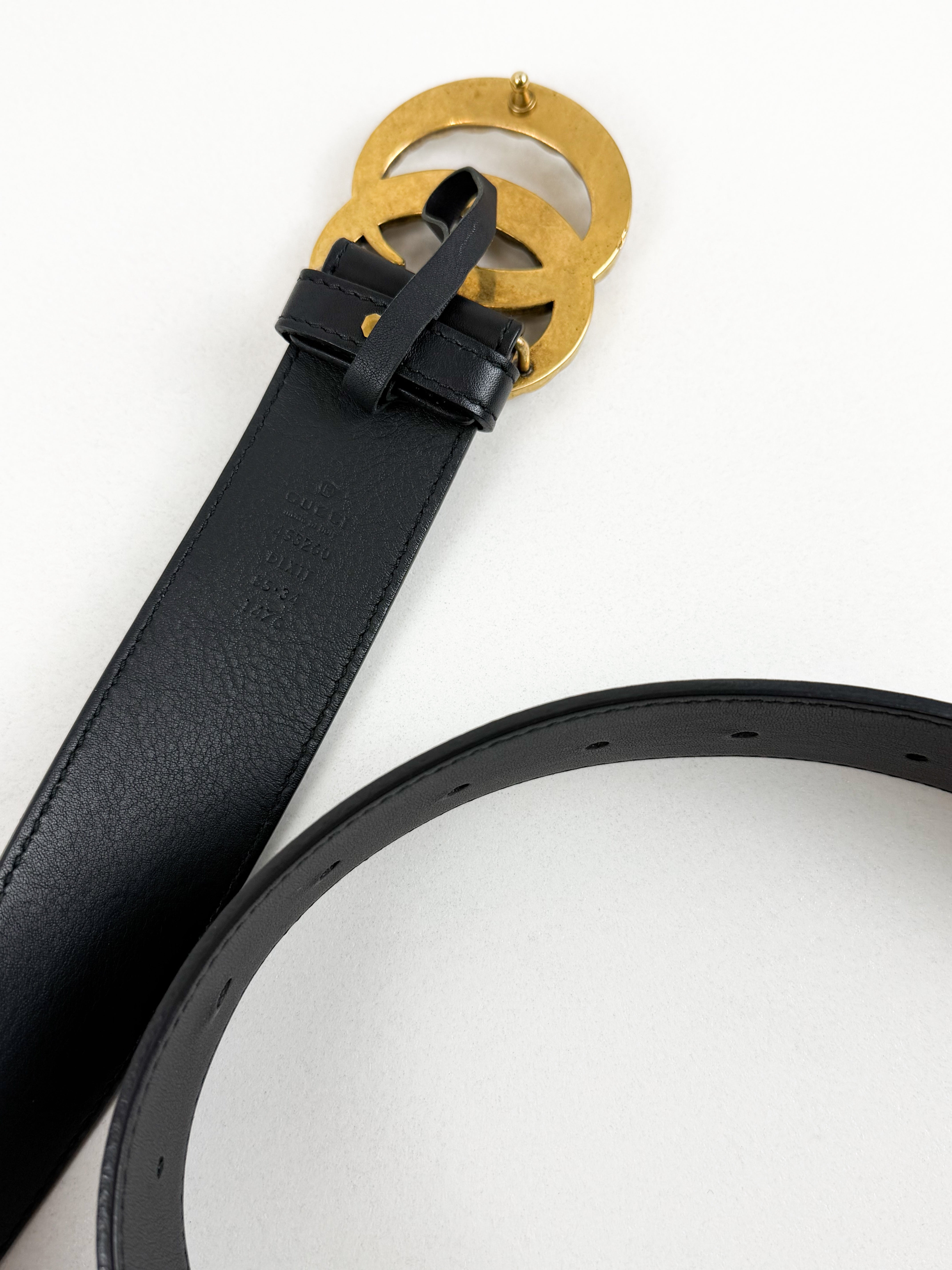 Gucci GG Pearl Belt 80mm Size 85