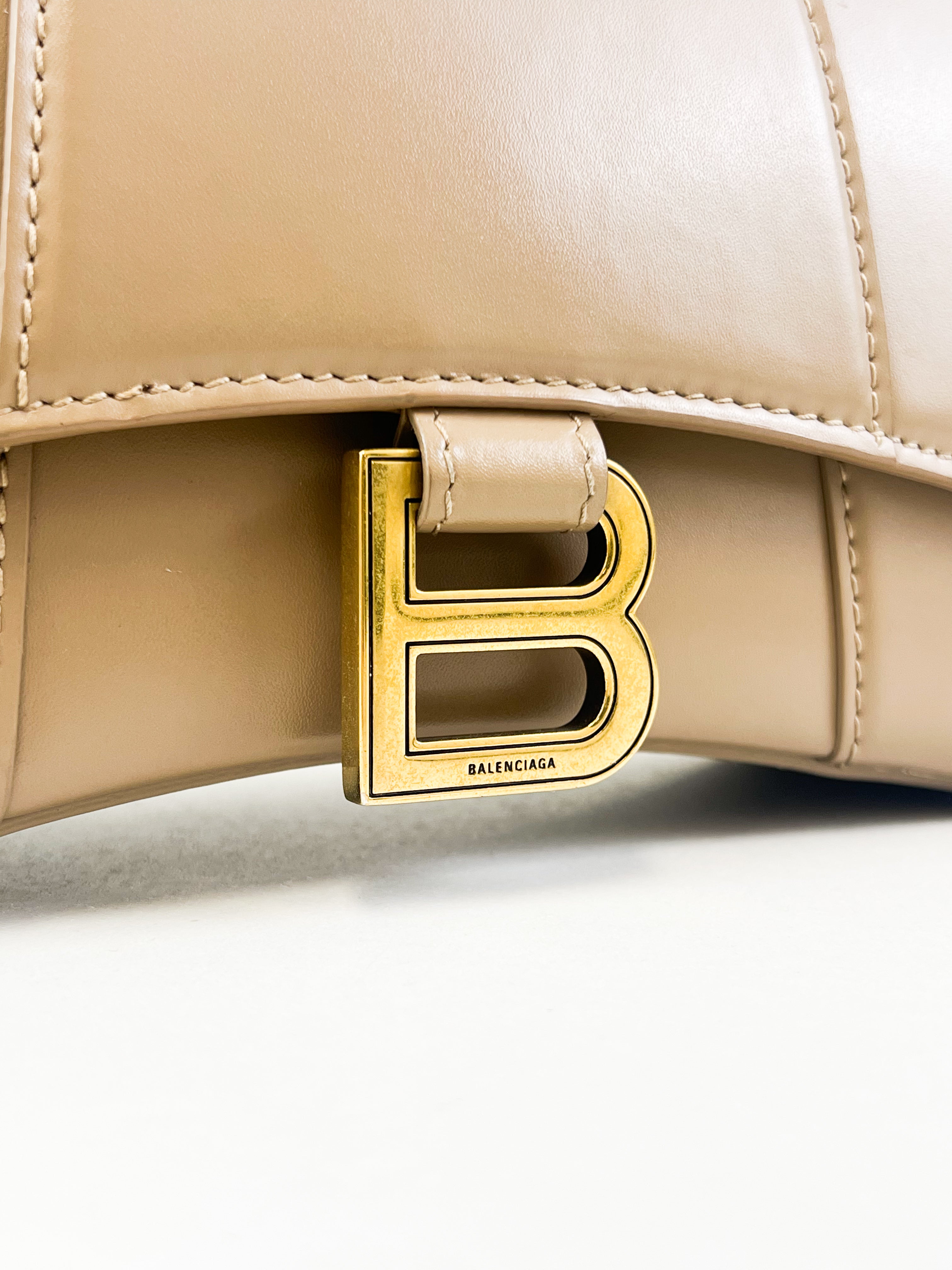 Balenciaga Small Hourglass Beige