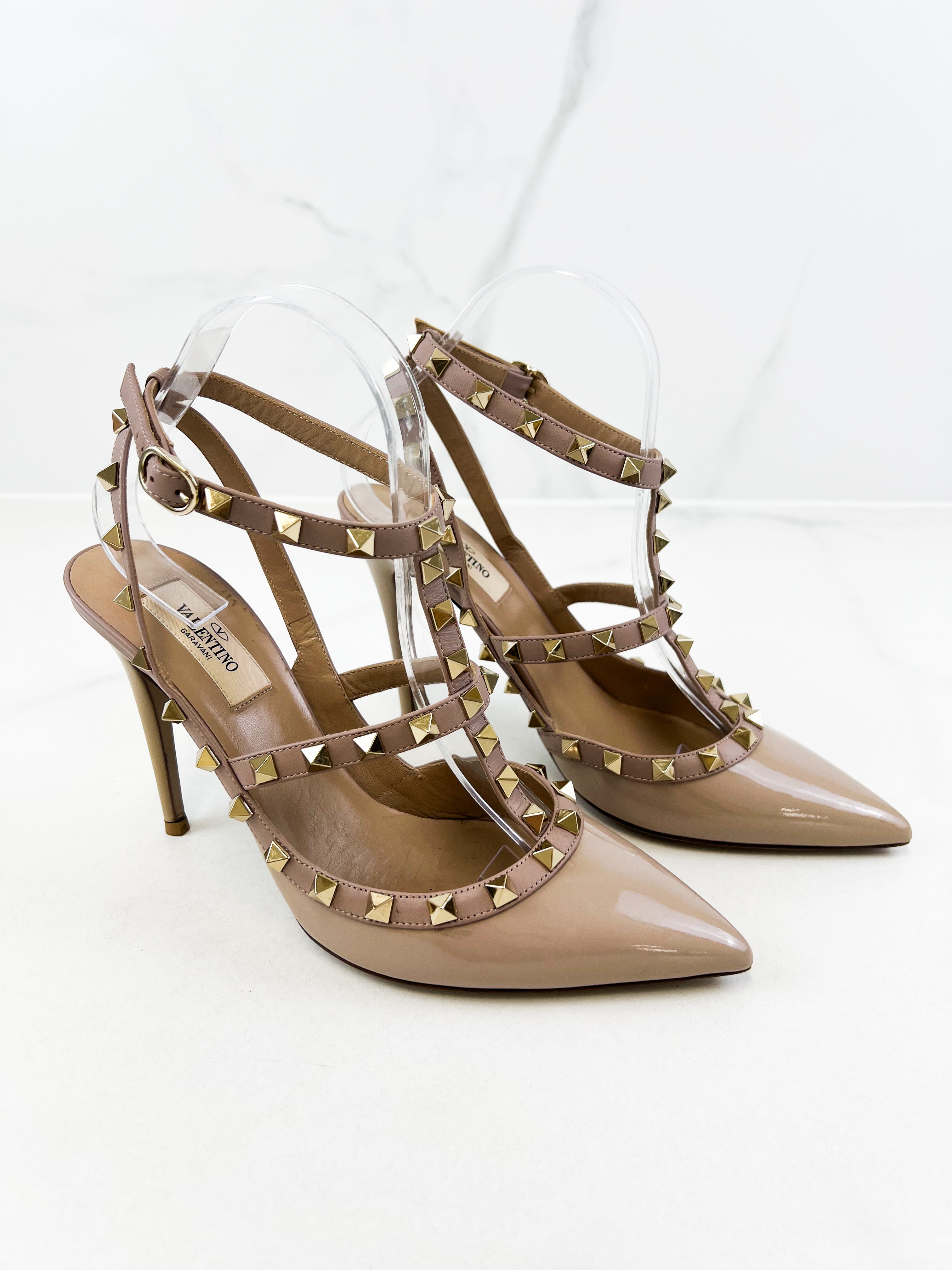 Valentino Caged Rockstud Pumps Size 39