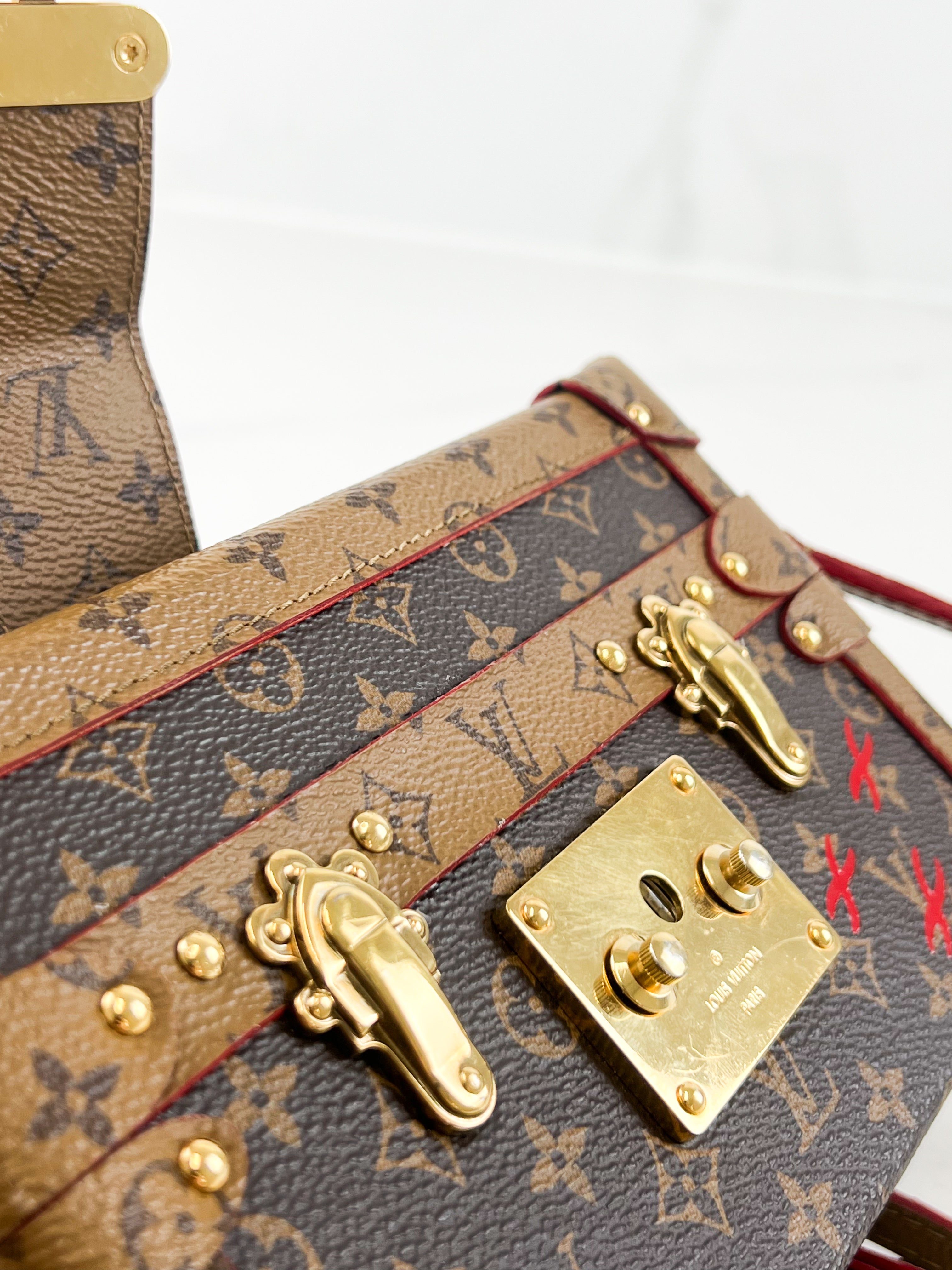 Louis Vuitton Reverse Petite Malle Bag