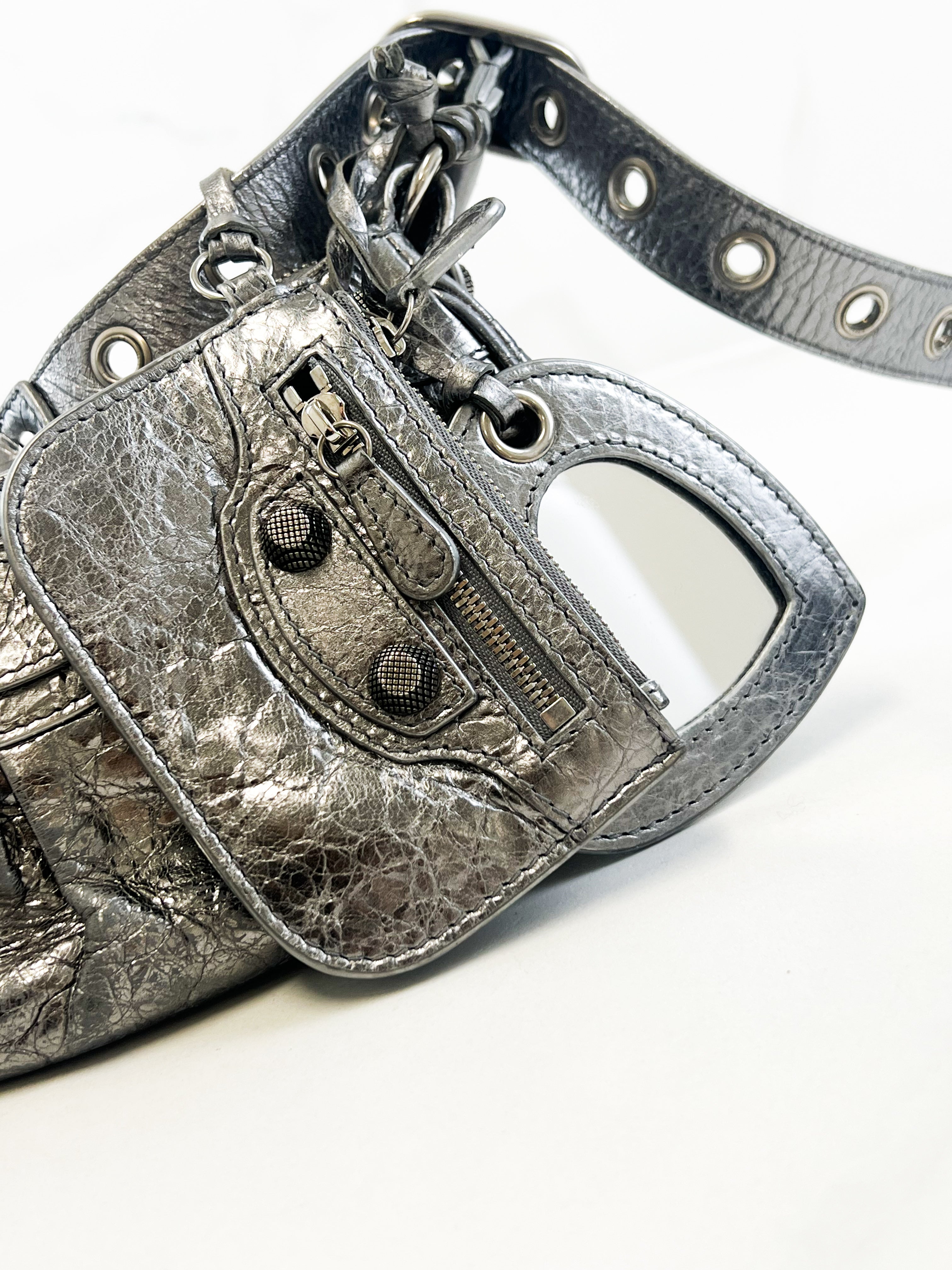 Balenciaga Le Cagole XS leather shoulder bag