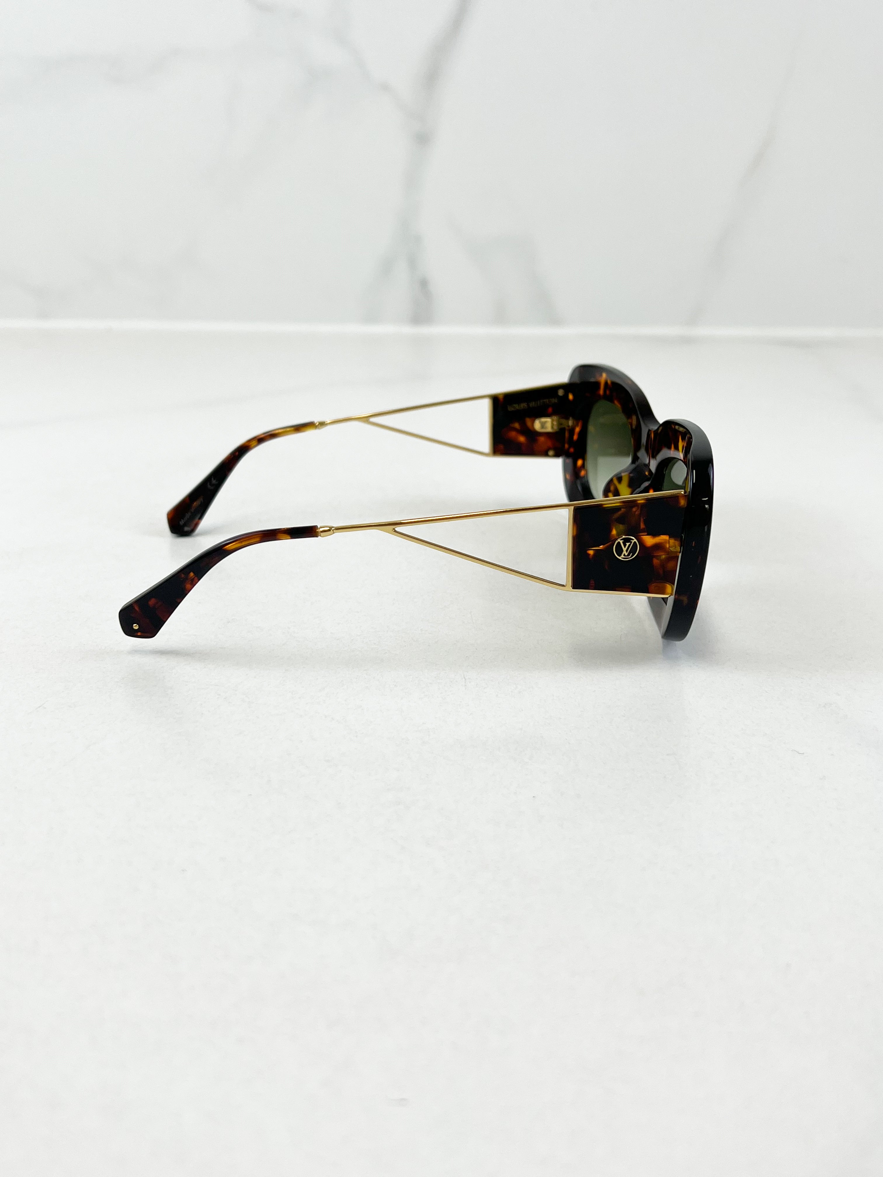 Louis Vuitton Brown Logo Sunglasses