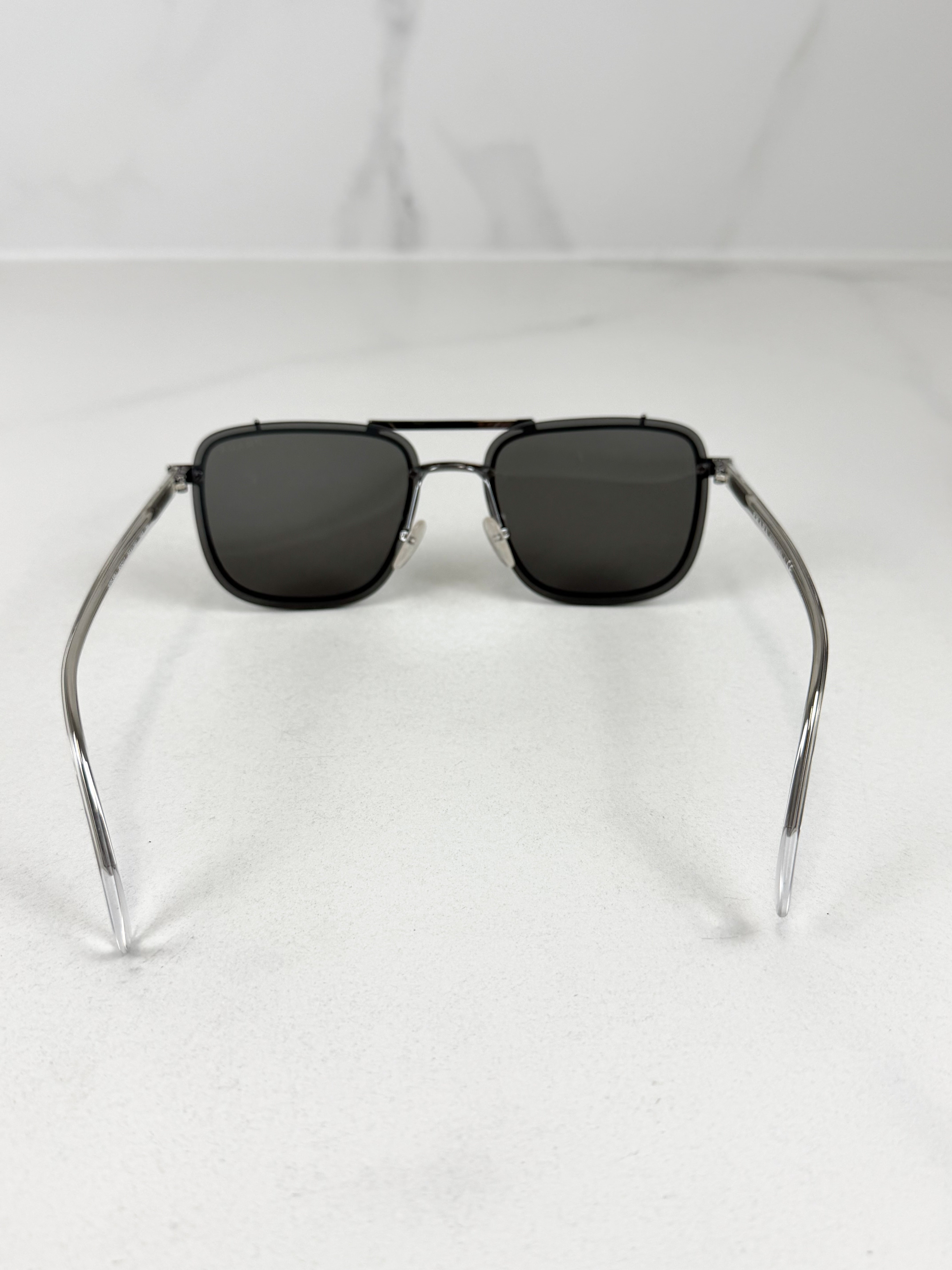Prada Slim Metal Frame Reflection Sunglasses SPR59U